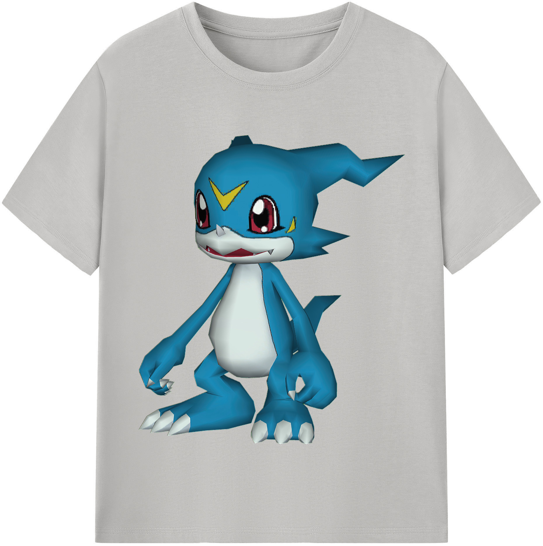 （画像用） Digimon デジタルモンスター/デジモン 綿100％半袖Tシャツ（フロントプリント）