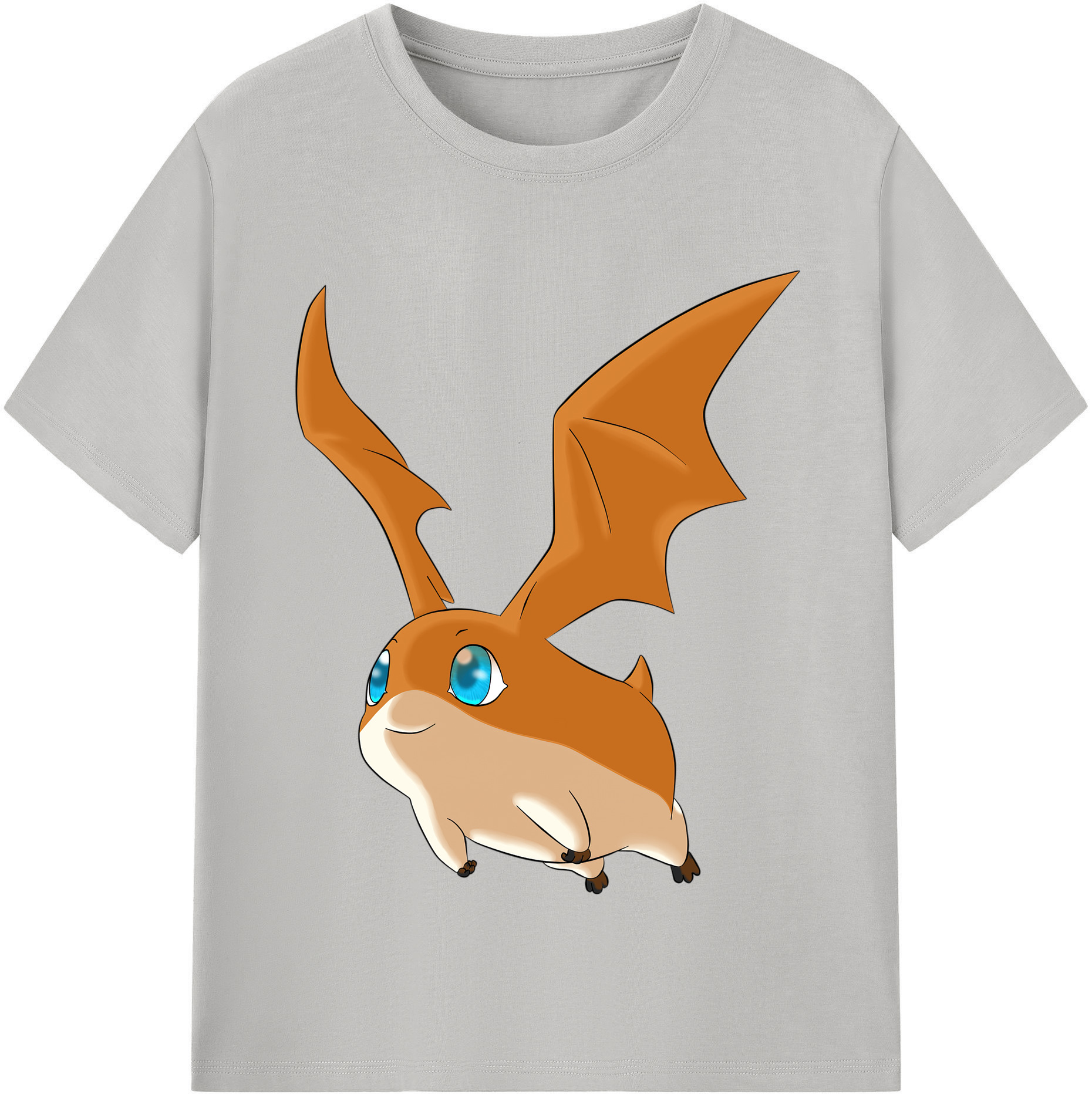 （画像用） Digimon デジタルモンスター/デジモン 綿100％半袖Tシャツ（フロントプリント）