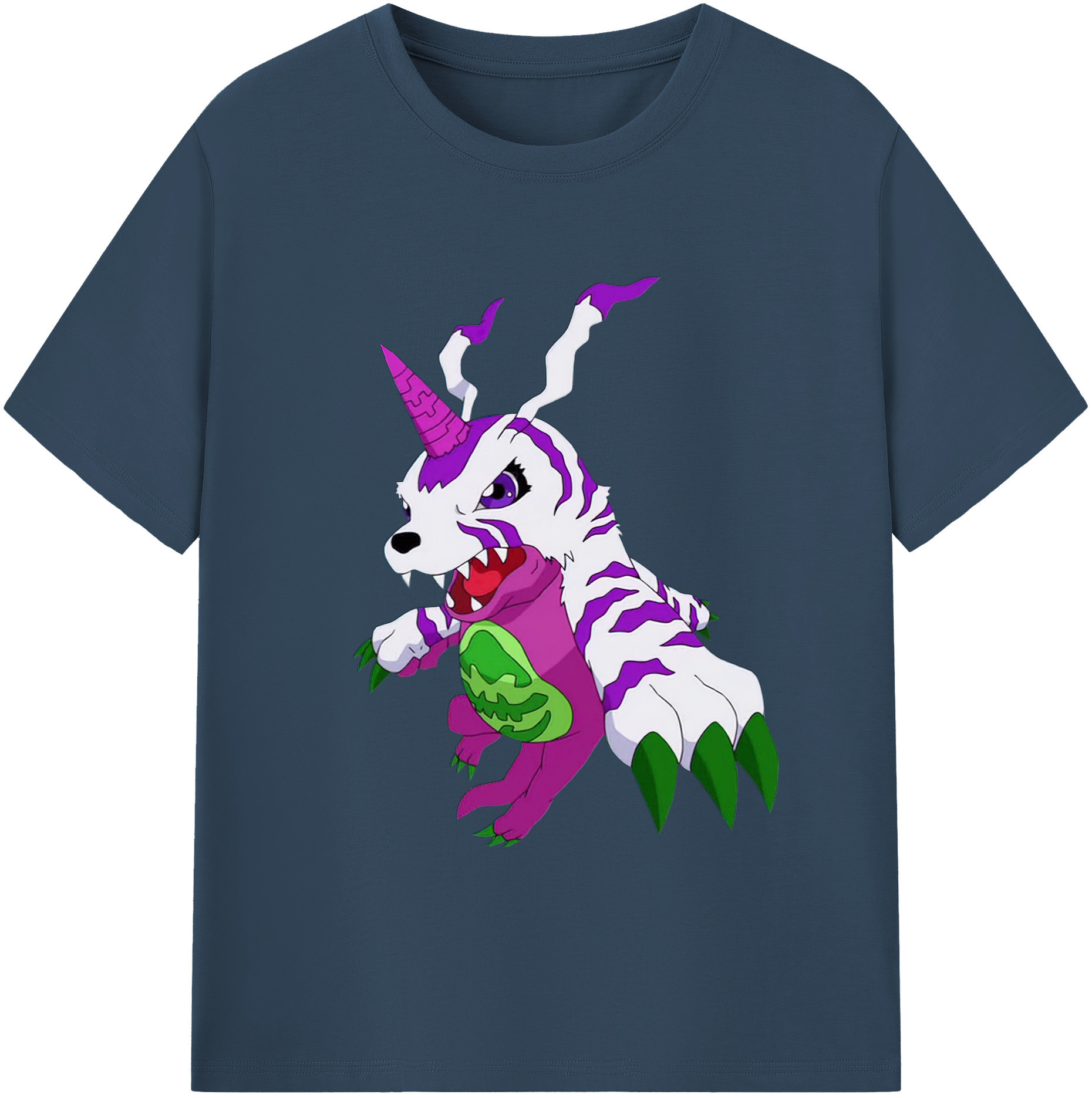 （画像用） Digimon デジタルモンスター/デジモン 綿100％半袖Tシャツ（フロントプリント）