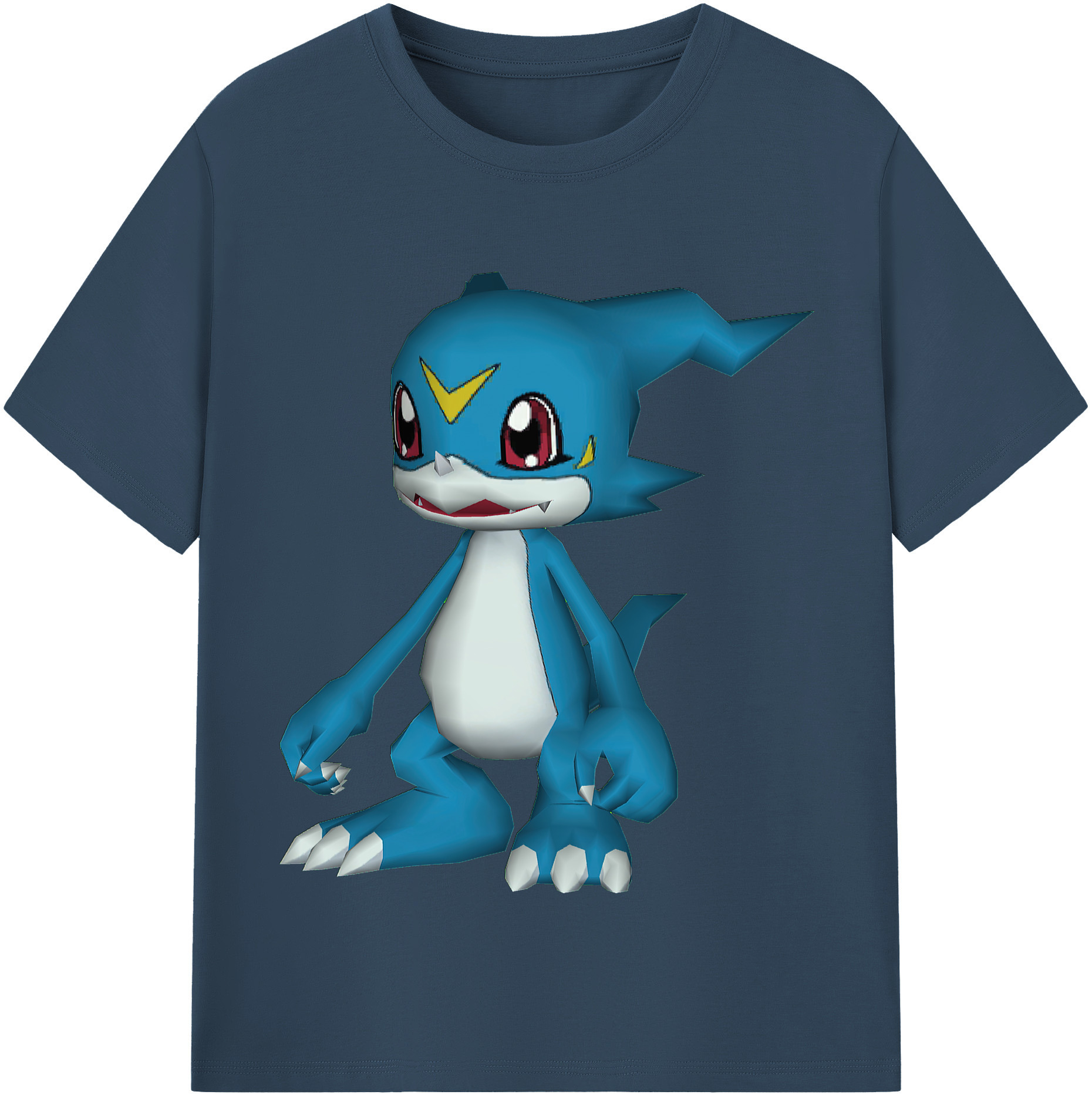 （画像用） Digimon デジタルモンスター/デジモン 綿100％半袖Tシャツ（フロントプリント）