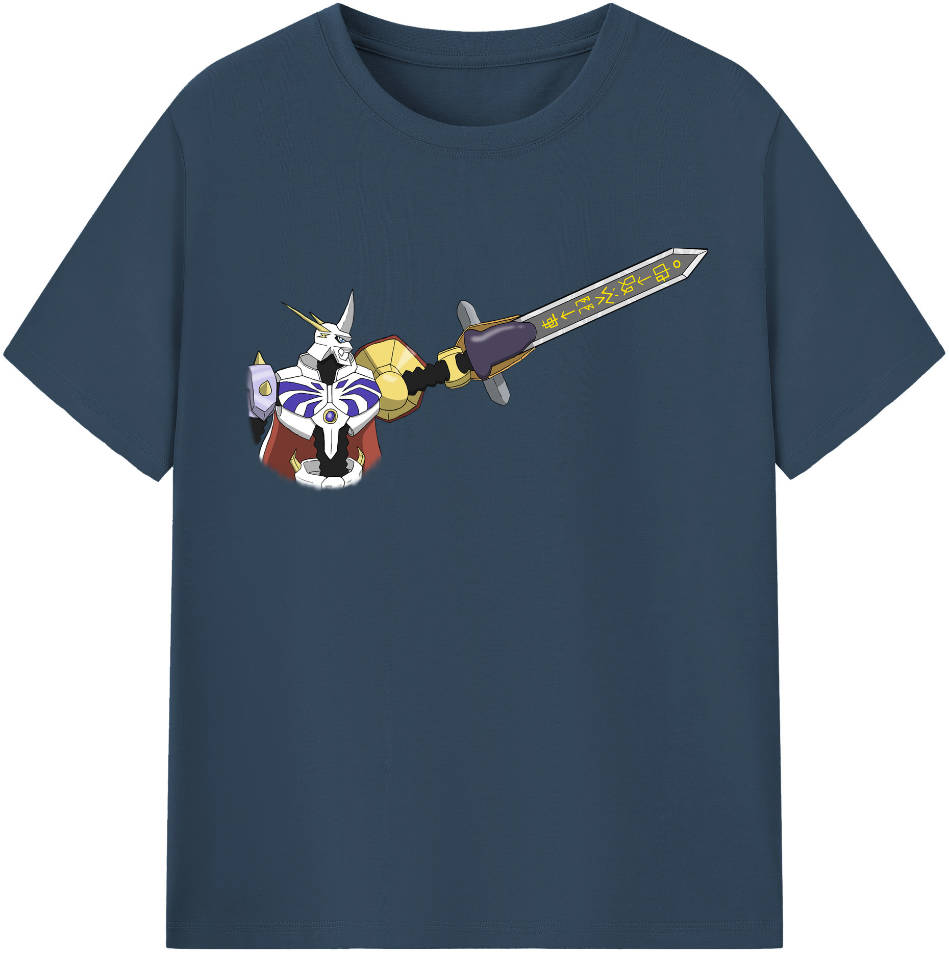 （画像用） Digimon デジタルモンスター/デジモン 綿100％半袖Tシャツ（フロントプリント）
