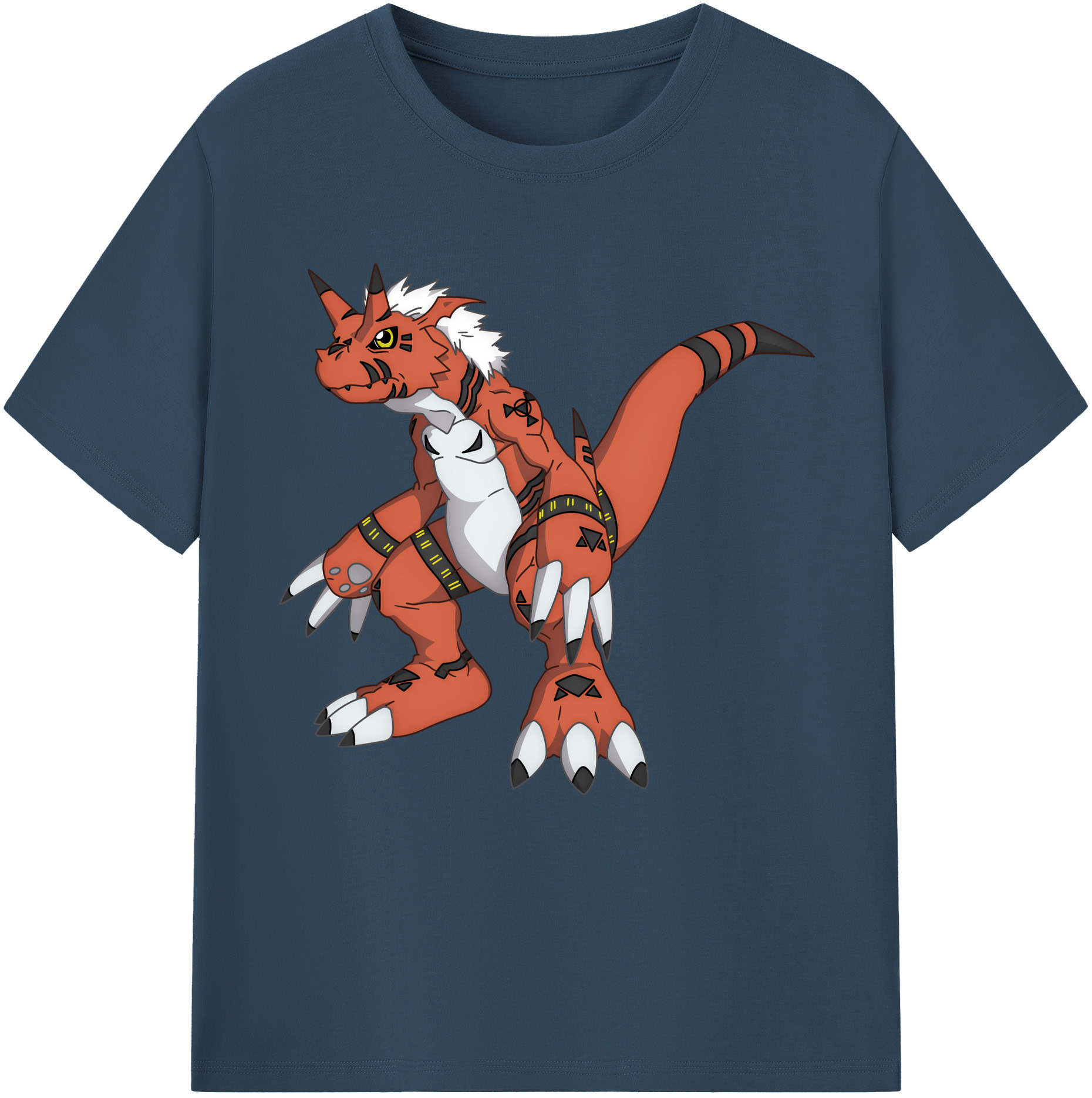 （画像用） Digimon デジタルモンスター/デジモン 綿100％半袖Tシャツ（フロントプリント）