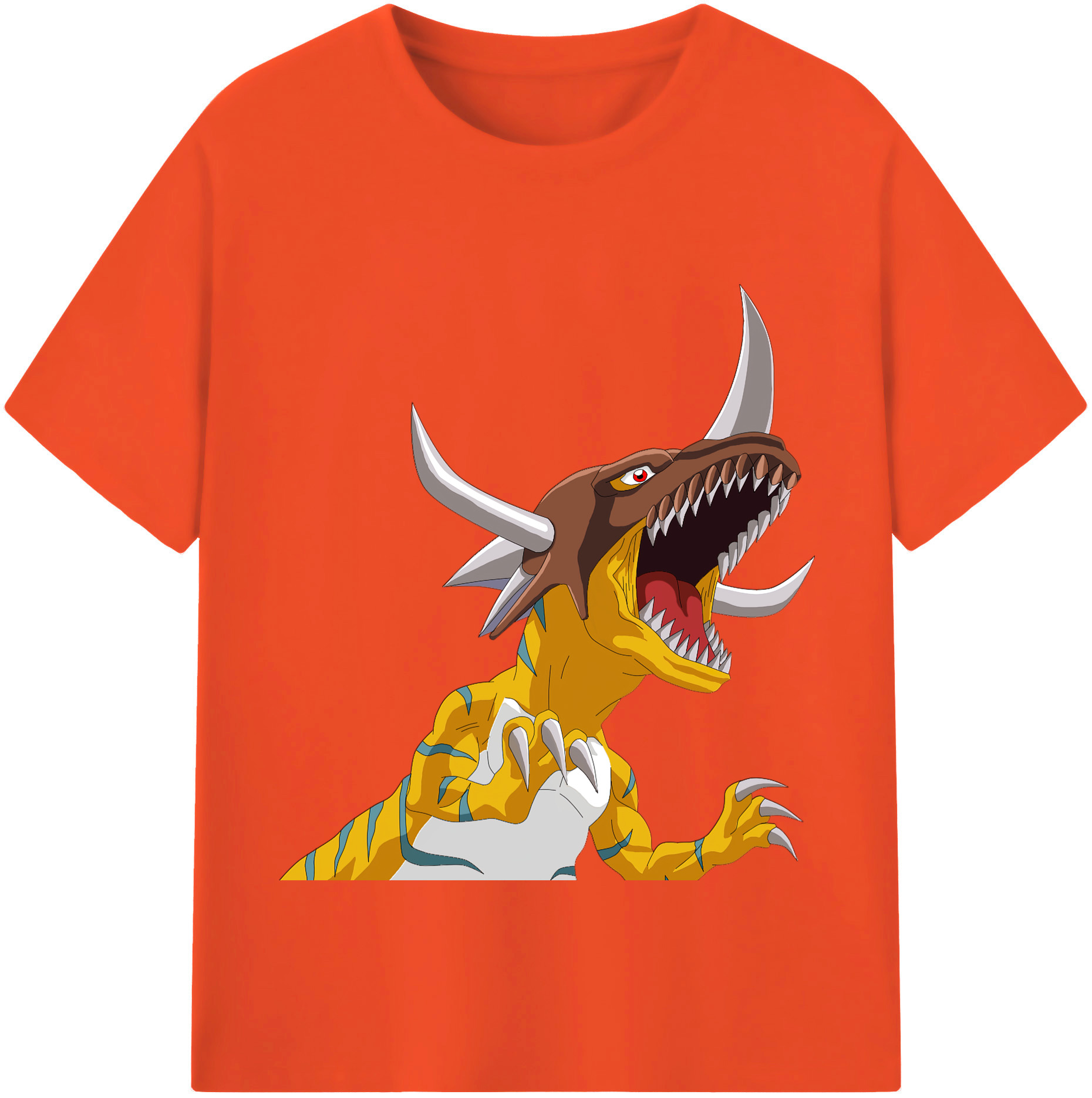 （画像用） Digimon デジタルモンスター/デジモン 綿100％半袖Tシャツ（フロントプリント）
