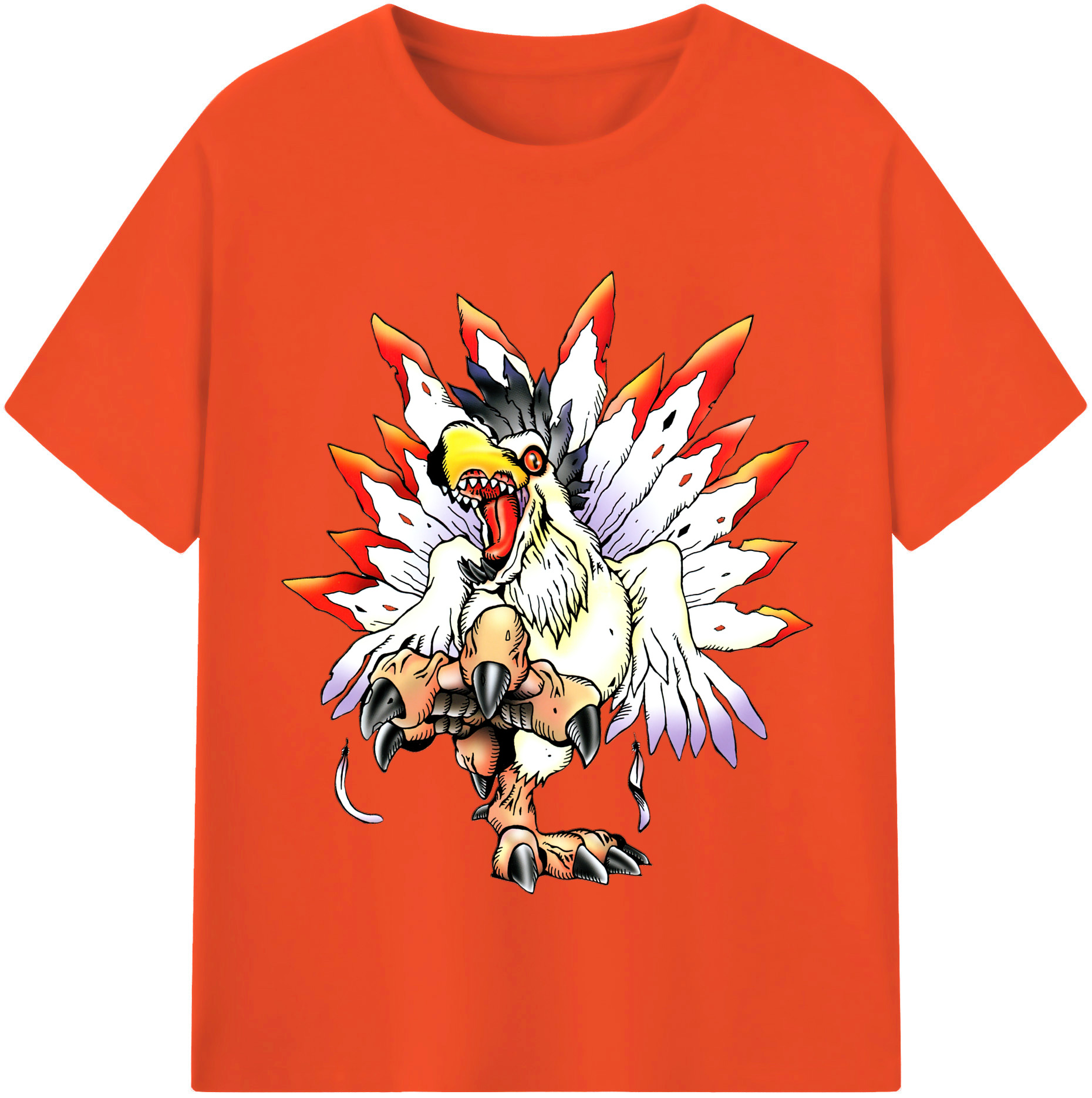 （画像用） Digimon デジタルモンスター/デジモン 綿100％半袖Tシャツ（フロントプリント）