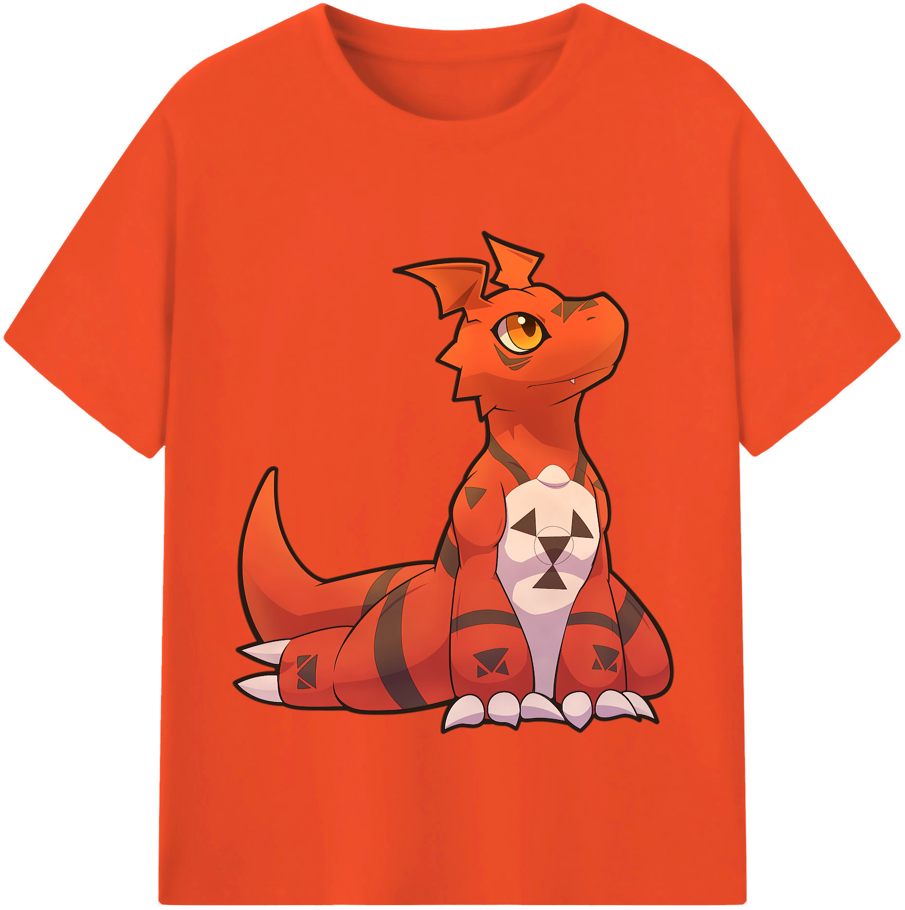 （画像用） Digimon デジタルモンスター/デジモン 綿100％半袖Tシャツ（フロントプリント）