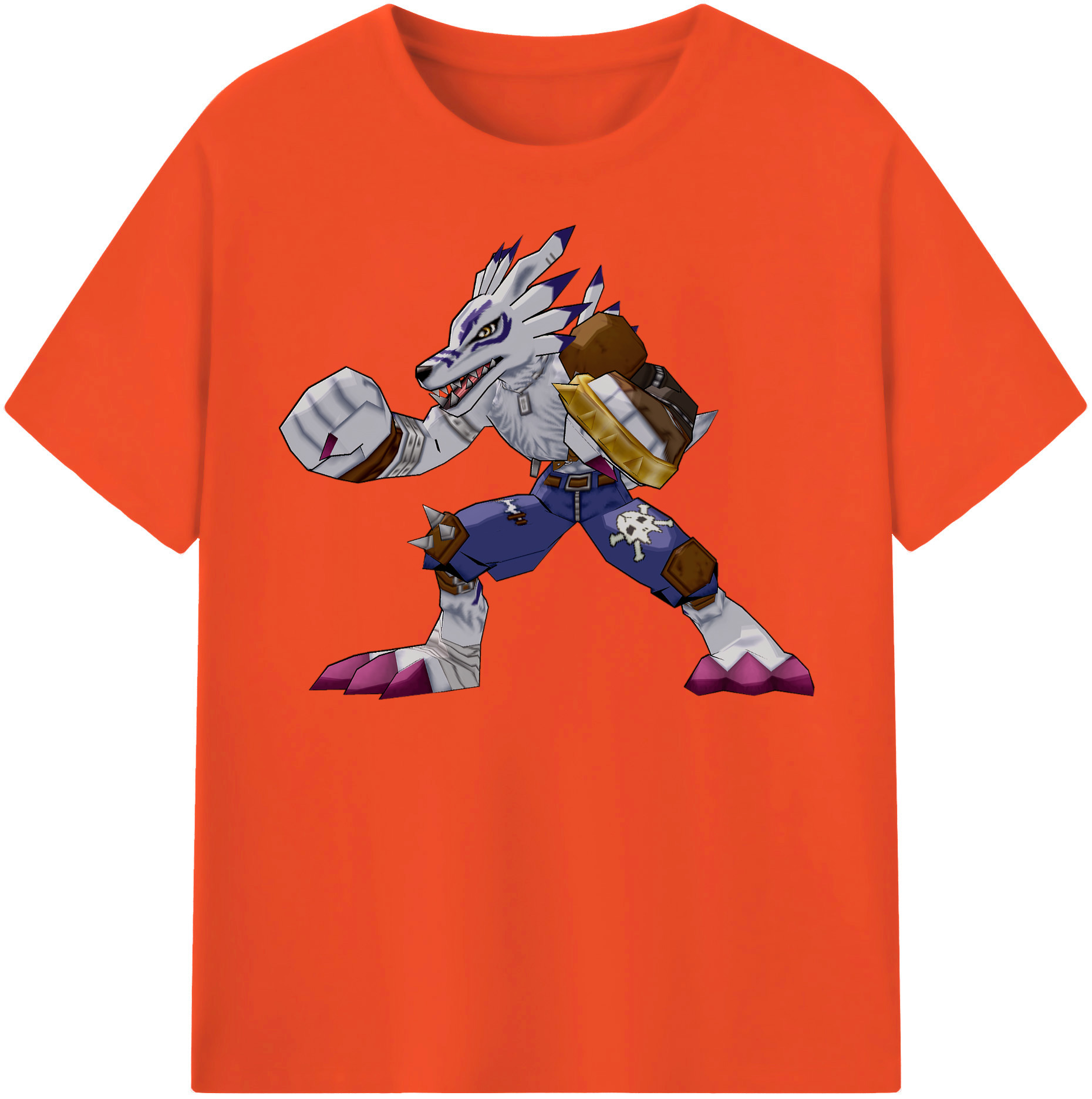 （画像用） Digimon デジタルモンスター/デジモン 綿100％半袖Tシャツ（フロントプリント）
