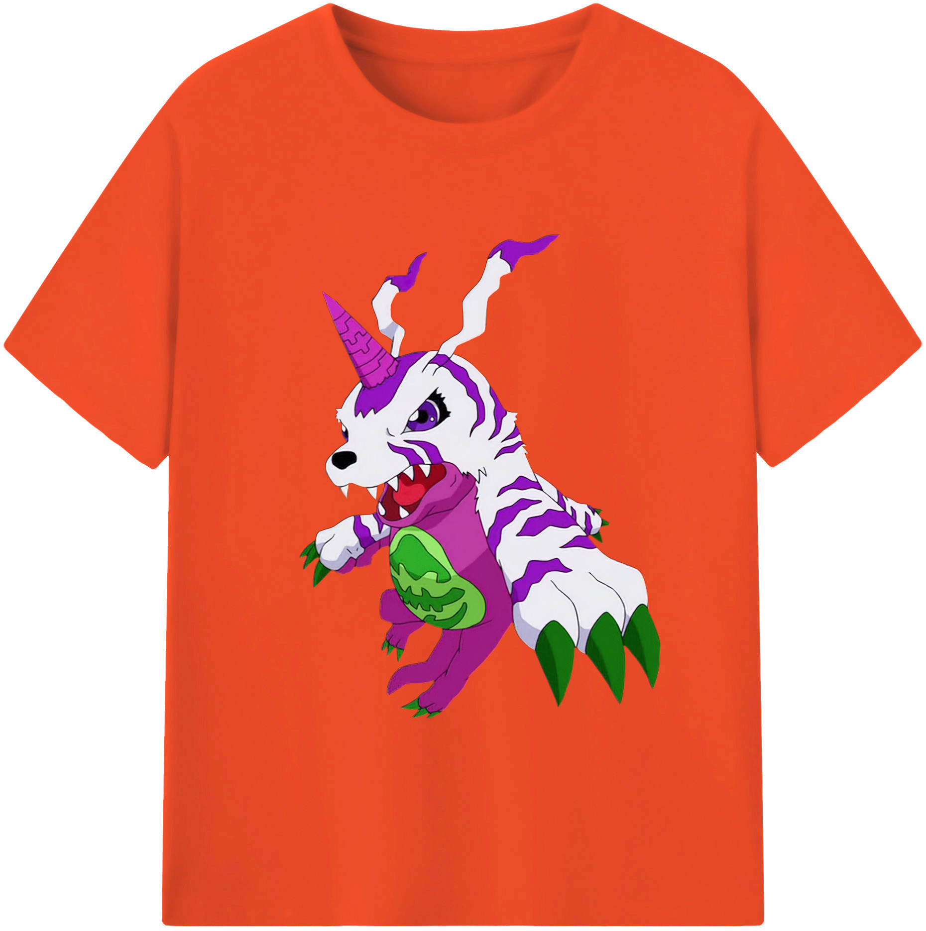 （画像用） Digimon デジタルモンスター/デジモン 綿100％半袖Tシャツ（フロントプリント）