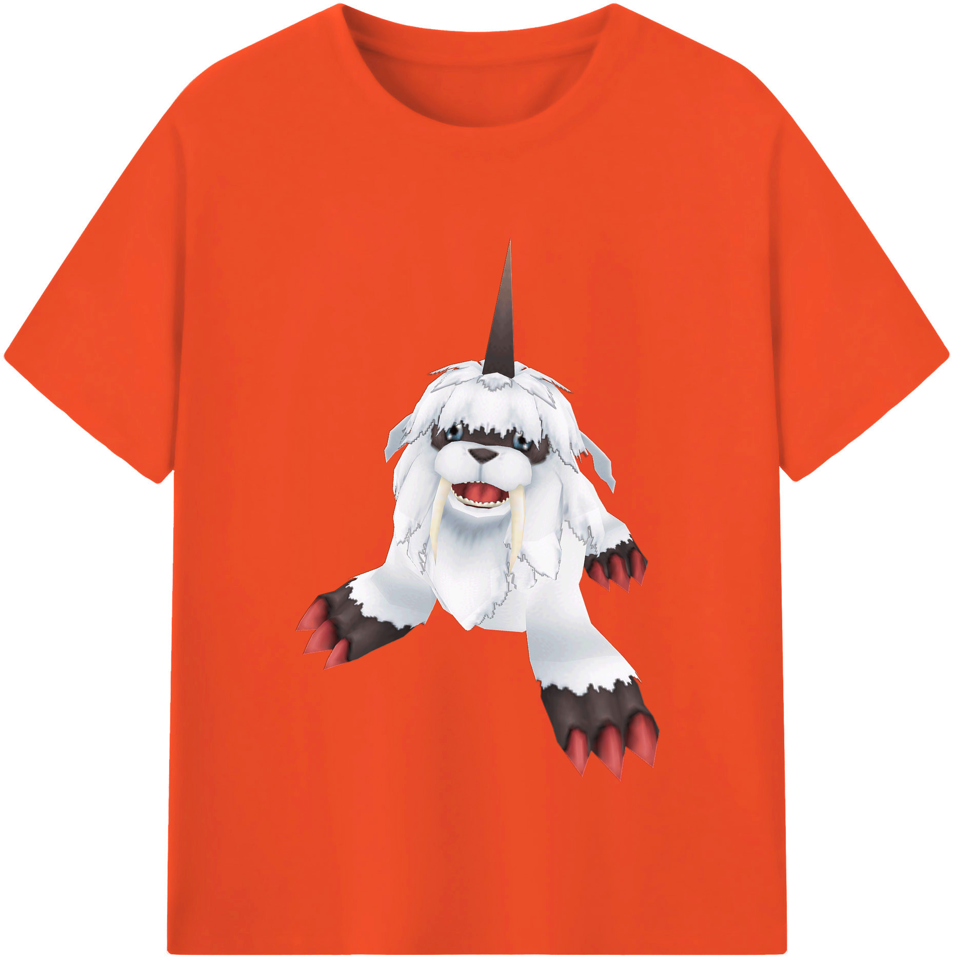（画像用） Digimon デジタルモンスター/デジモン 綿100％半袖Tシャツ（フロントプリント）