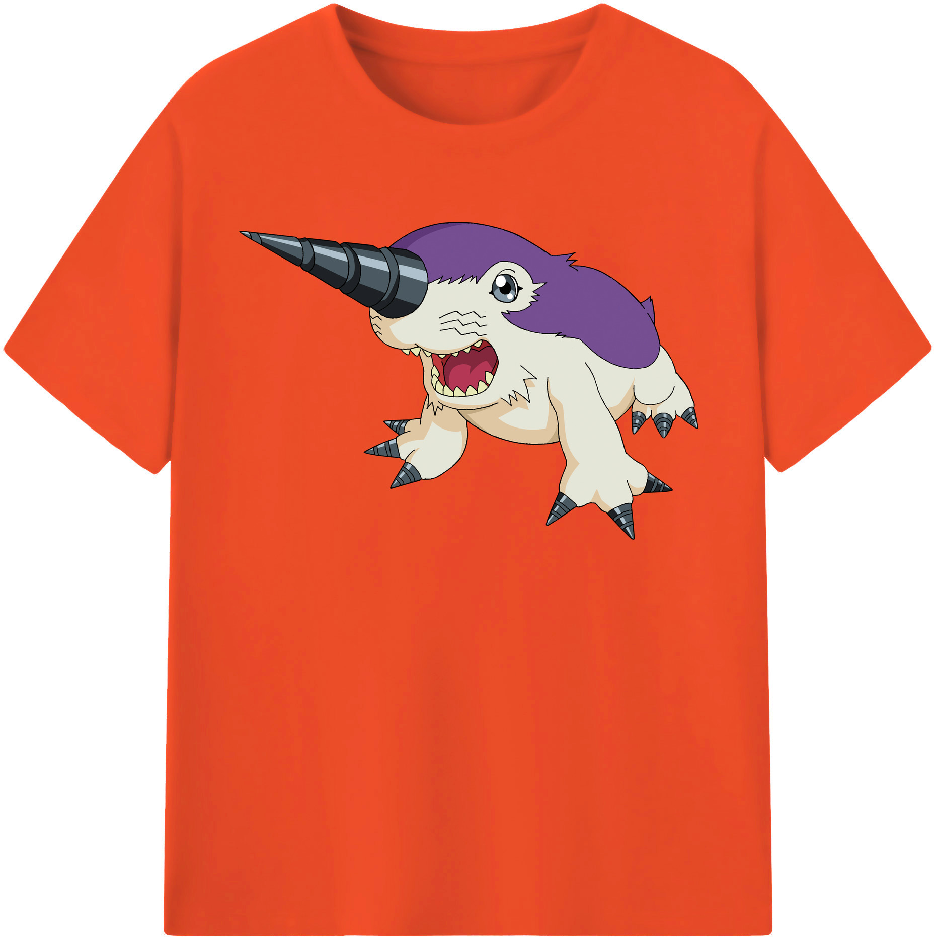 （画像用） Digimon デジタルモンスター/デジモン 綿100％半袖Tシャツ（フロントプリント）