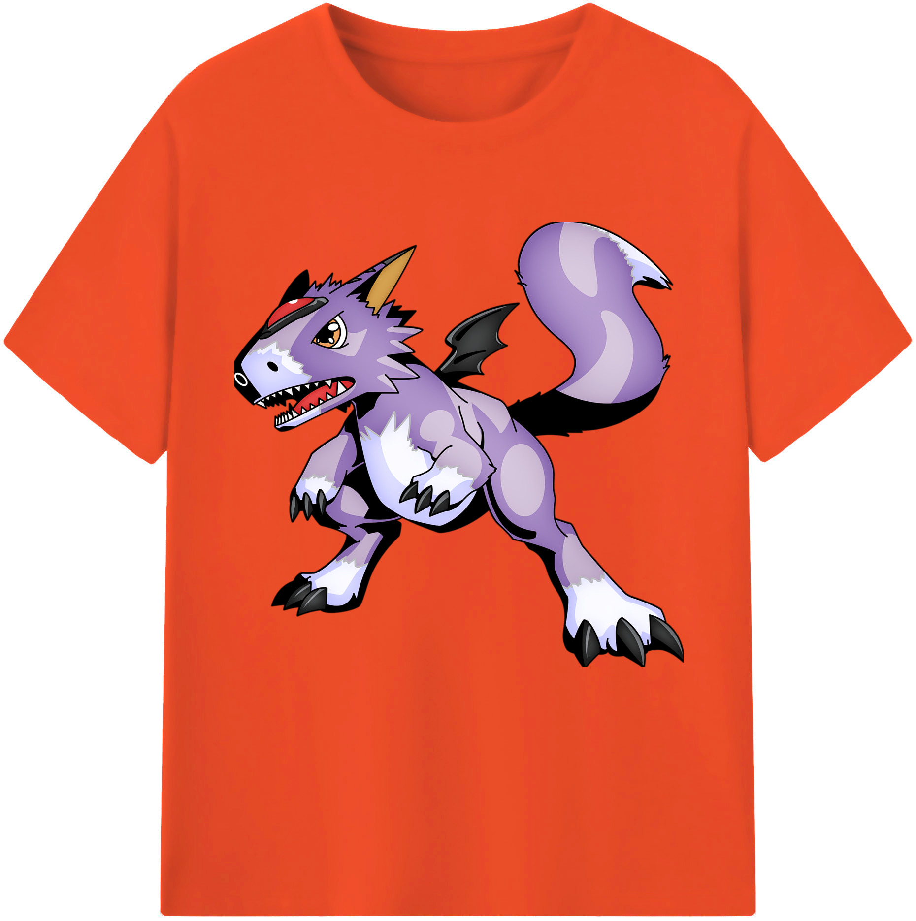 （画像用） Digimon デジタルモンスター/デジモン 綿100％半袖Tシャツ（フロントプリント）