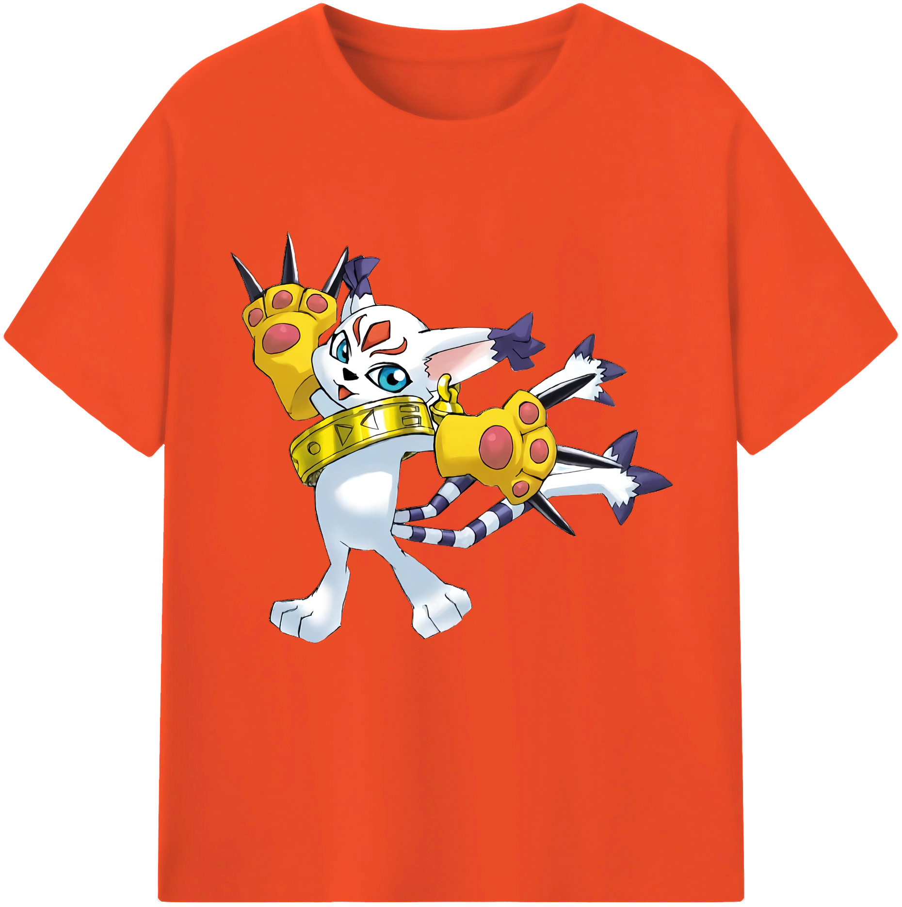 （画像用） Digimon デジタルモンスター/デジモン 綿100％半袖Tシャツ（フロントプリント）