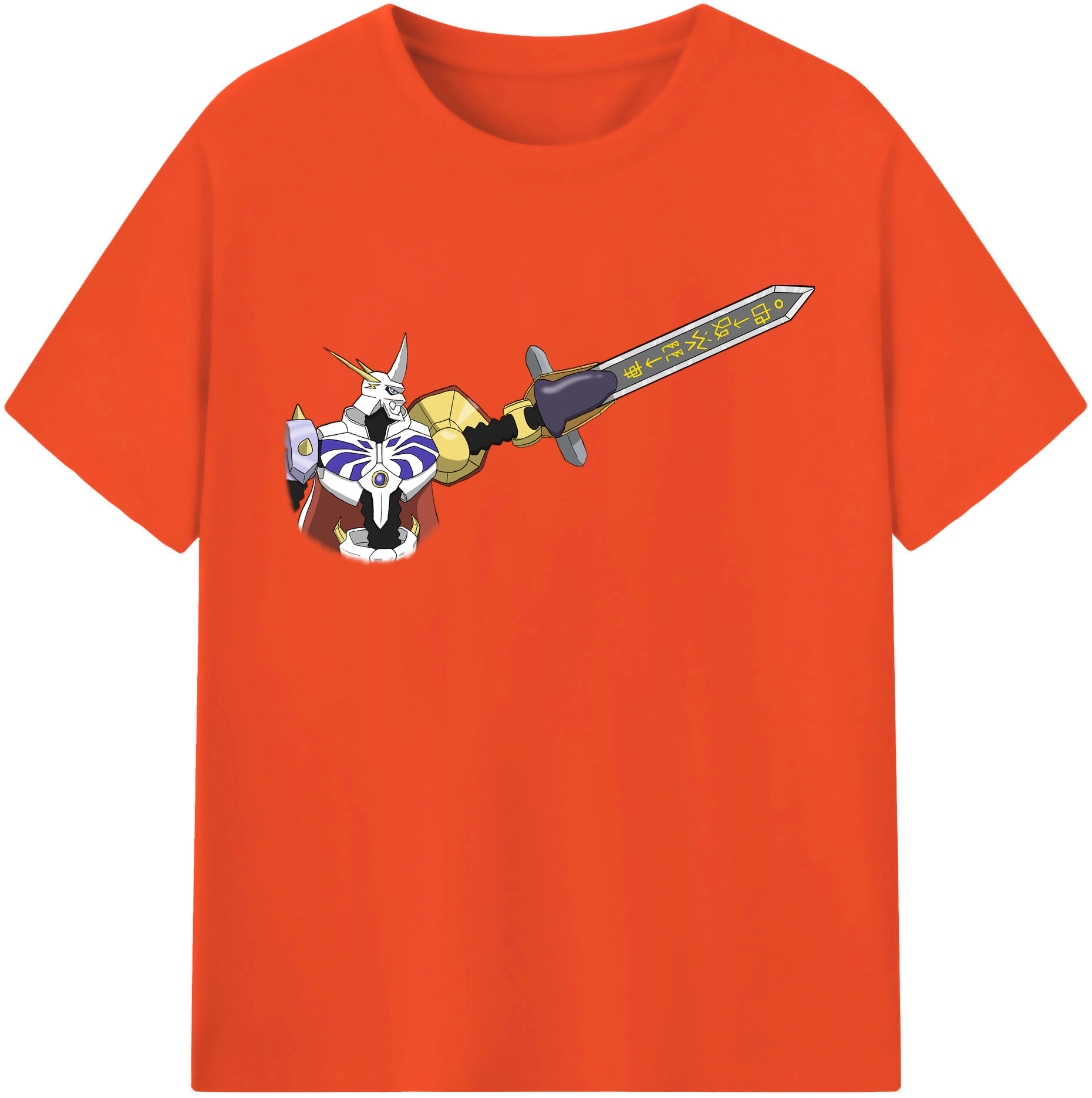 （画像用） Digimon デジタルモンスター/デジモン 綿100％半袖Tシャツ（フロントプリント）