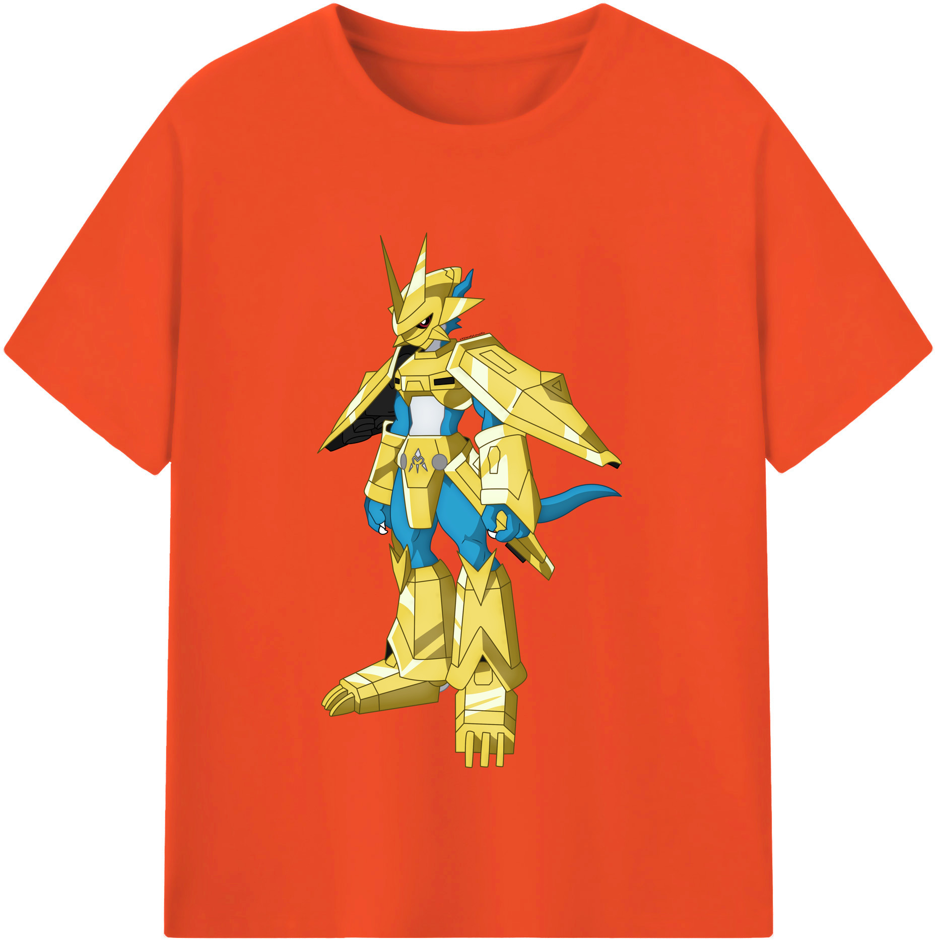 （画像用） Digimon デジタルモンスター/デジモン 綿100％半袖Tシャツ（フロントプリント）