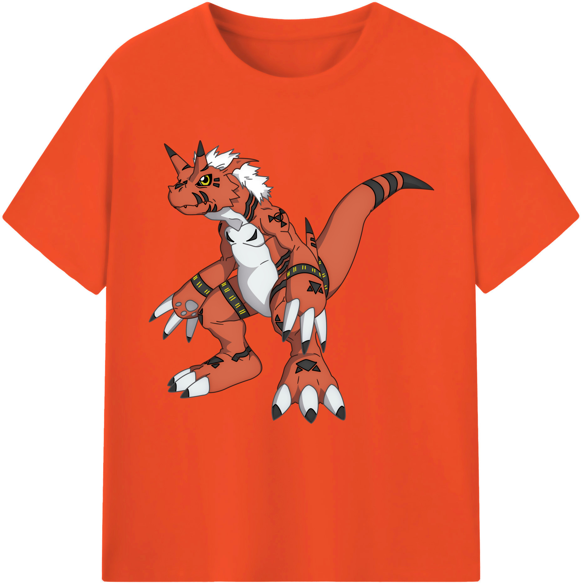（画像用） Digimon デジタルモンスター/デジモン 綿100％半袖Tシャツ（フロントプリント）