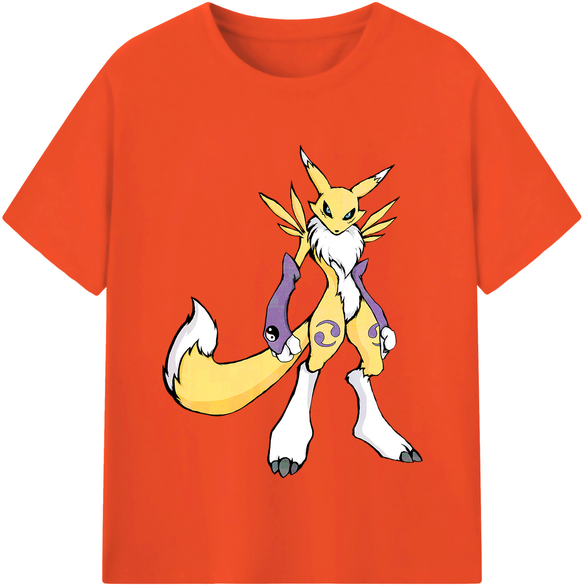 （画像用） Digimon デジタルモンスター/デジモン 綿100％半袖Tシャツ（フロントプリント）