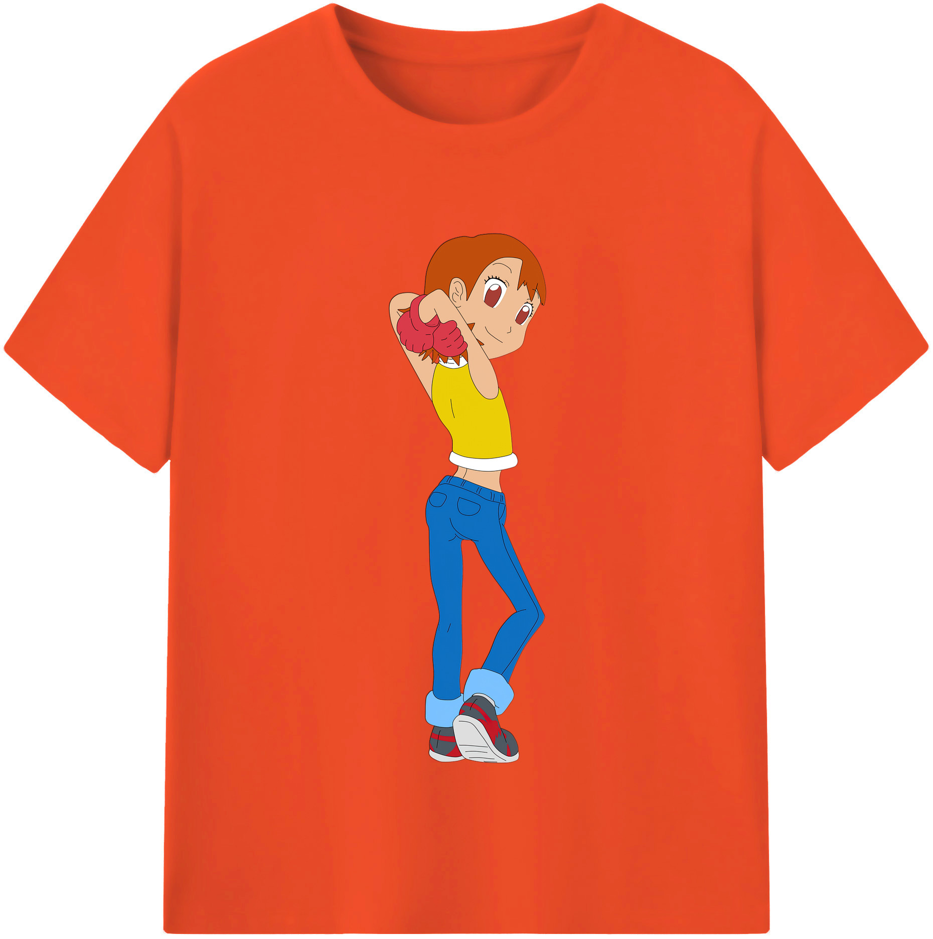 （画像用） Digimon デジタルモンスター/デジモン 綿100％半袖Tシャツ（フロントプリント）