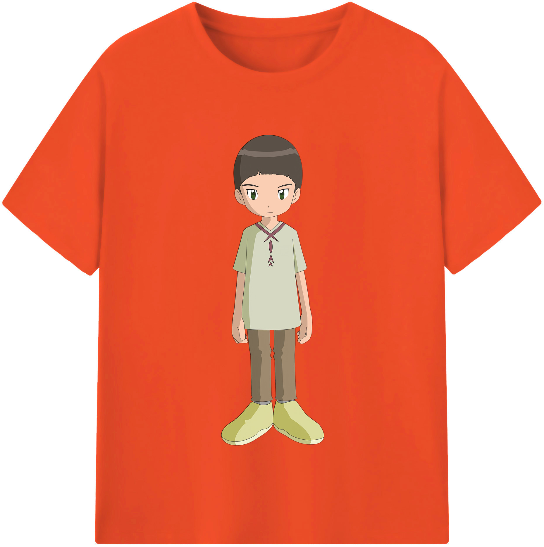 （画像用） Digimon デジタルモンスター/デジモン 綿100％半袖Tシャツ（フロントプリント）