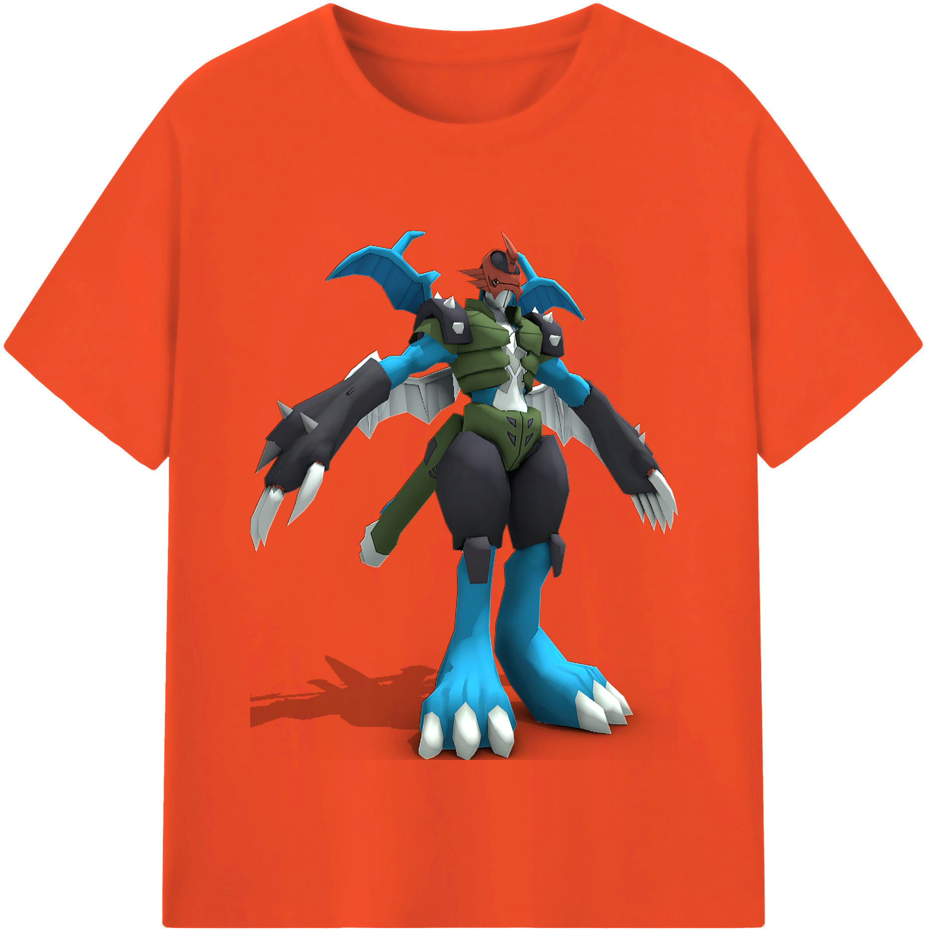 （画像用） Digimon デジタルモンスター/デジモン 綿100％半袖Tシャツ（フロントプリント）