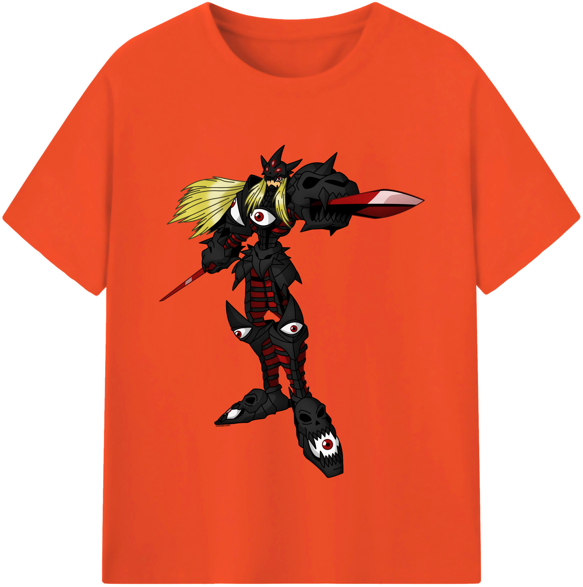 （画像用） Digimon デジタルモンスター/デジモン 綿100％半袖Tシャツ（フロントプリント）