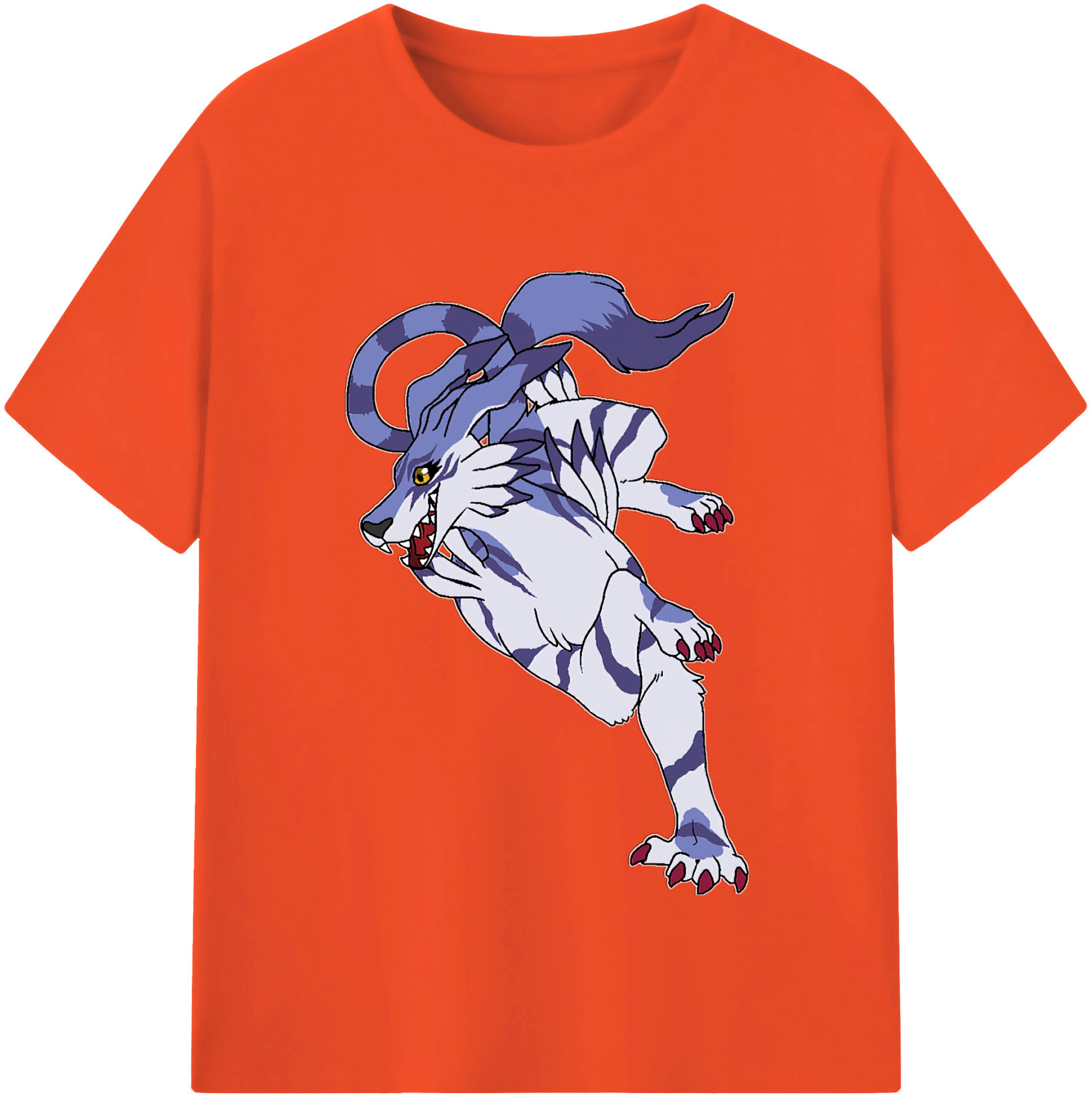 （画像用） Digimon デジタルモンスター/デジモン 綿100％半袖Tシャツ（フロントプリント）