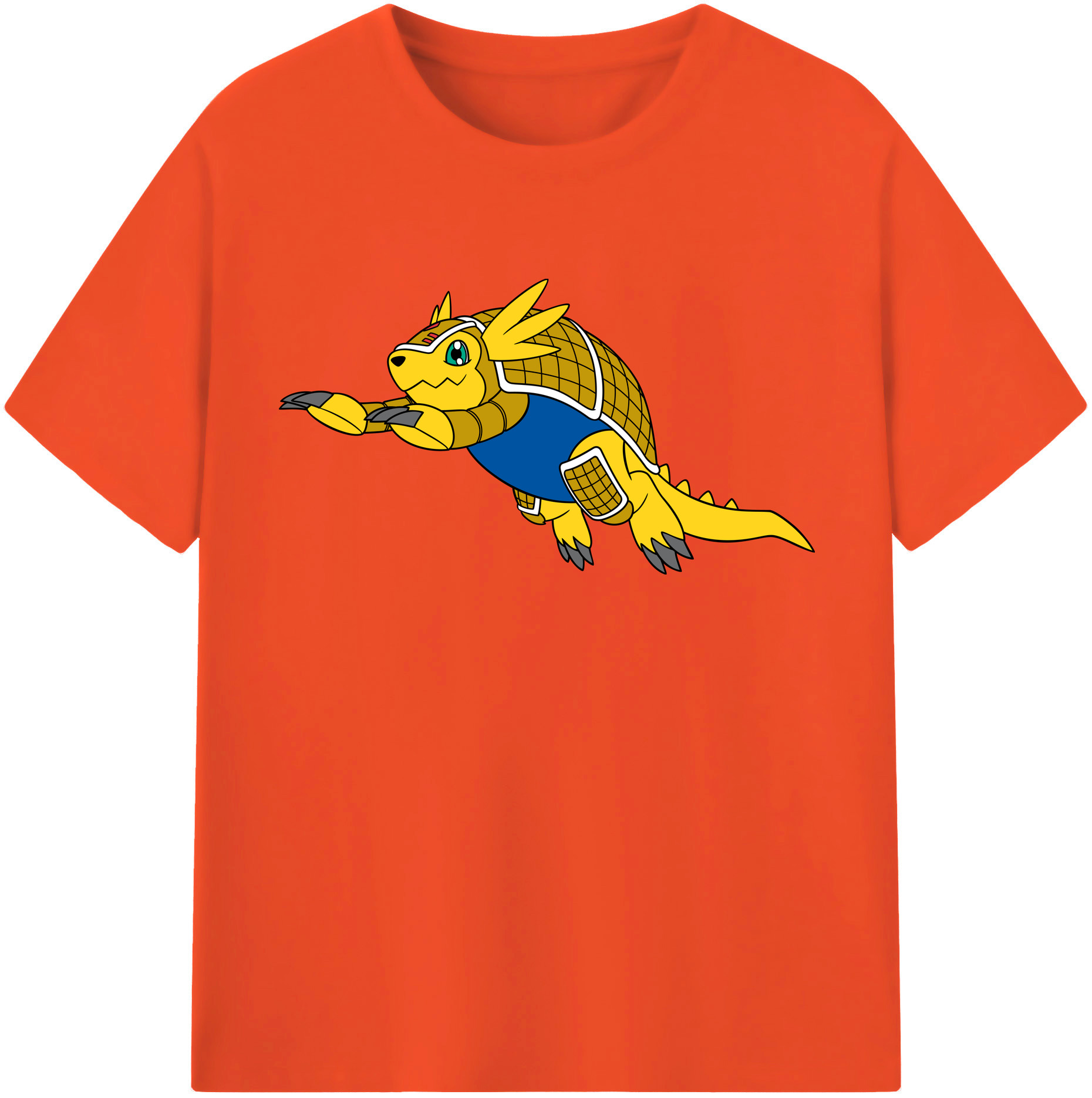 （画像用） Digimon デジタルモンスター/デジモン 綿100％半袖Tシャツ（フロントプリント）