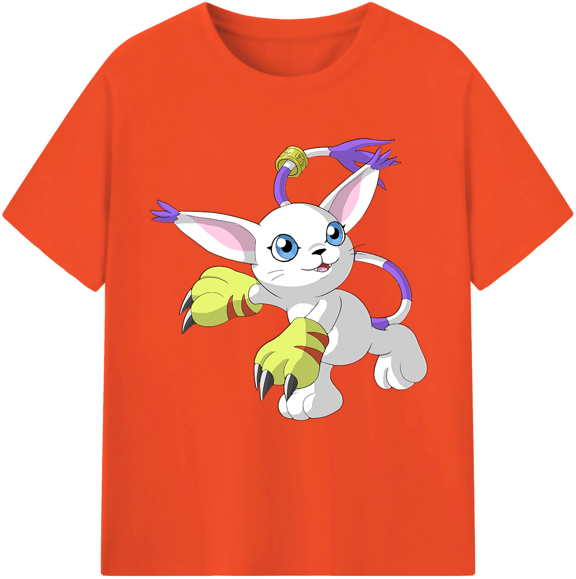 （画像用） Digimon デジタルモンスター/デジモン 綿100％半袖Tシャツ（フロントプリント）
