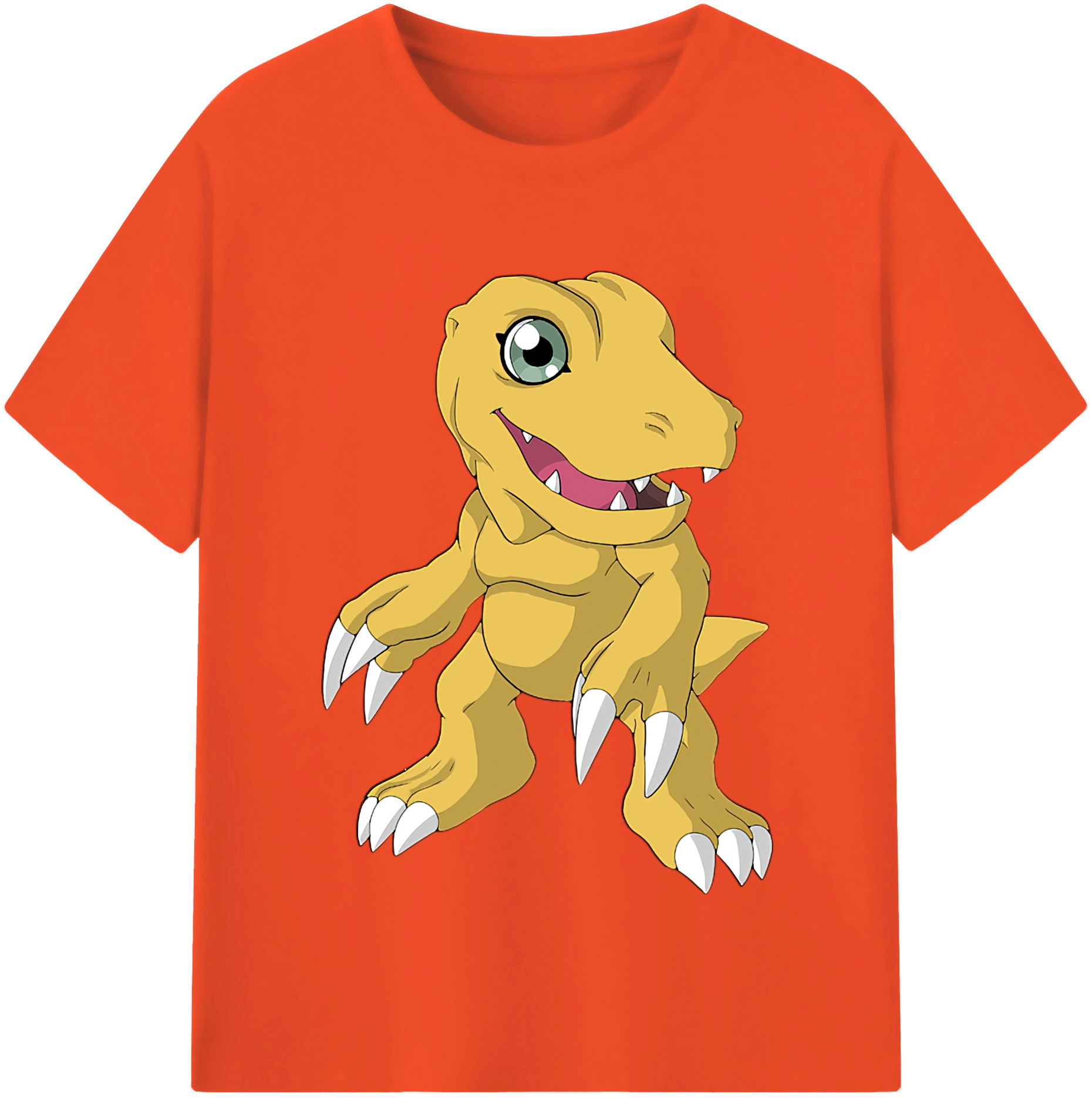 （画像用） Digimon デジタルモンスター/デジモン 綿100％半袖Tシャツ（フロントプリント）