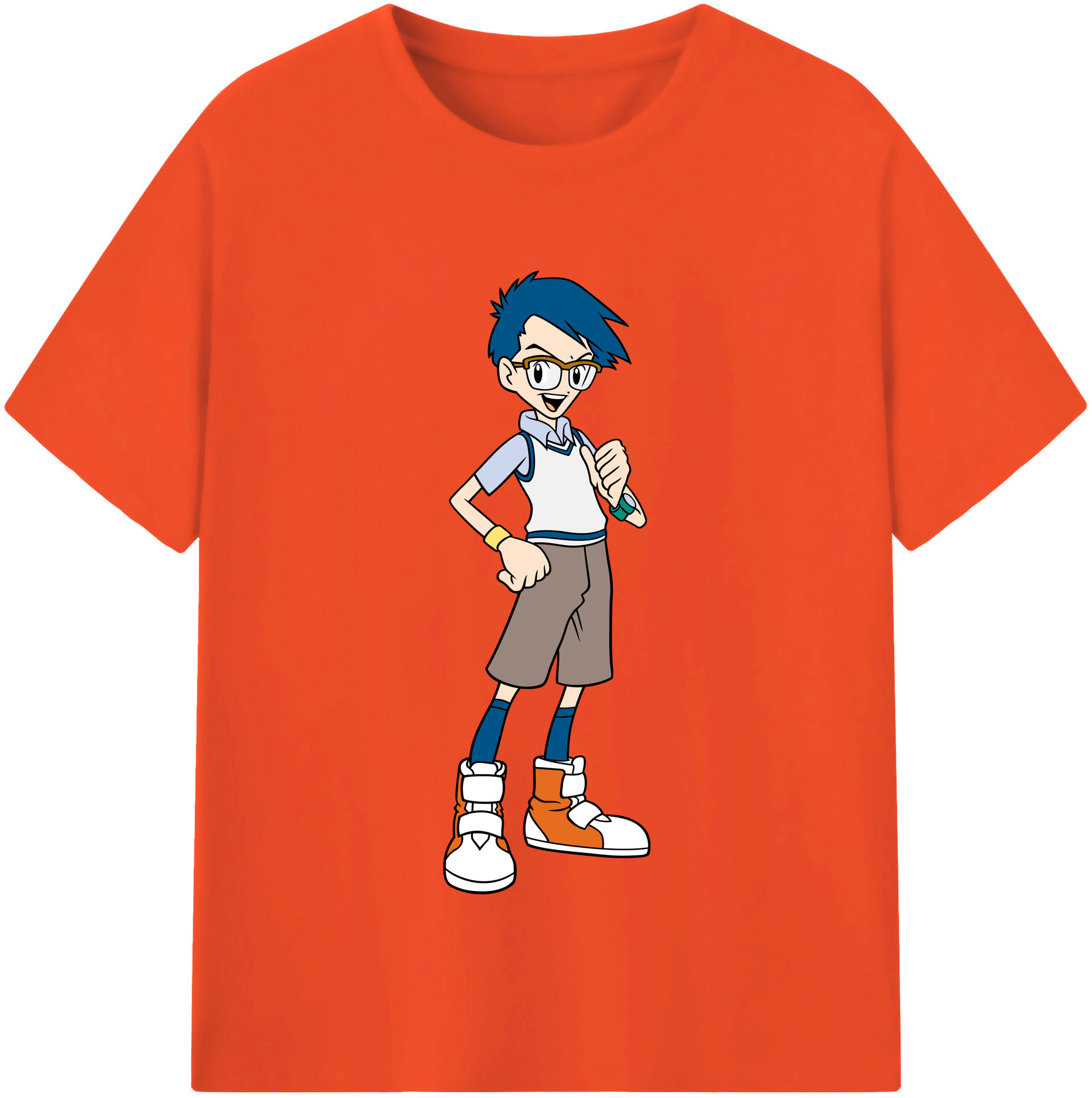 （画像用） Digimon デジタルモンスター/デジモン 綿100％半袖Tシャツ（フロントプリント）