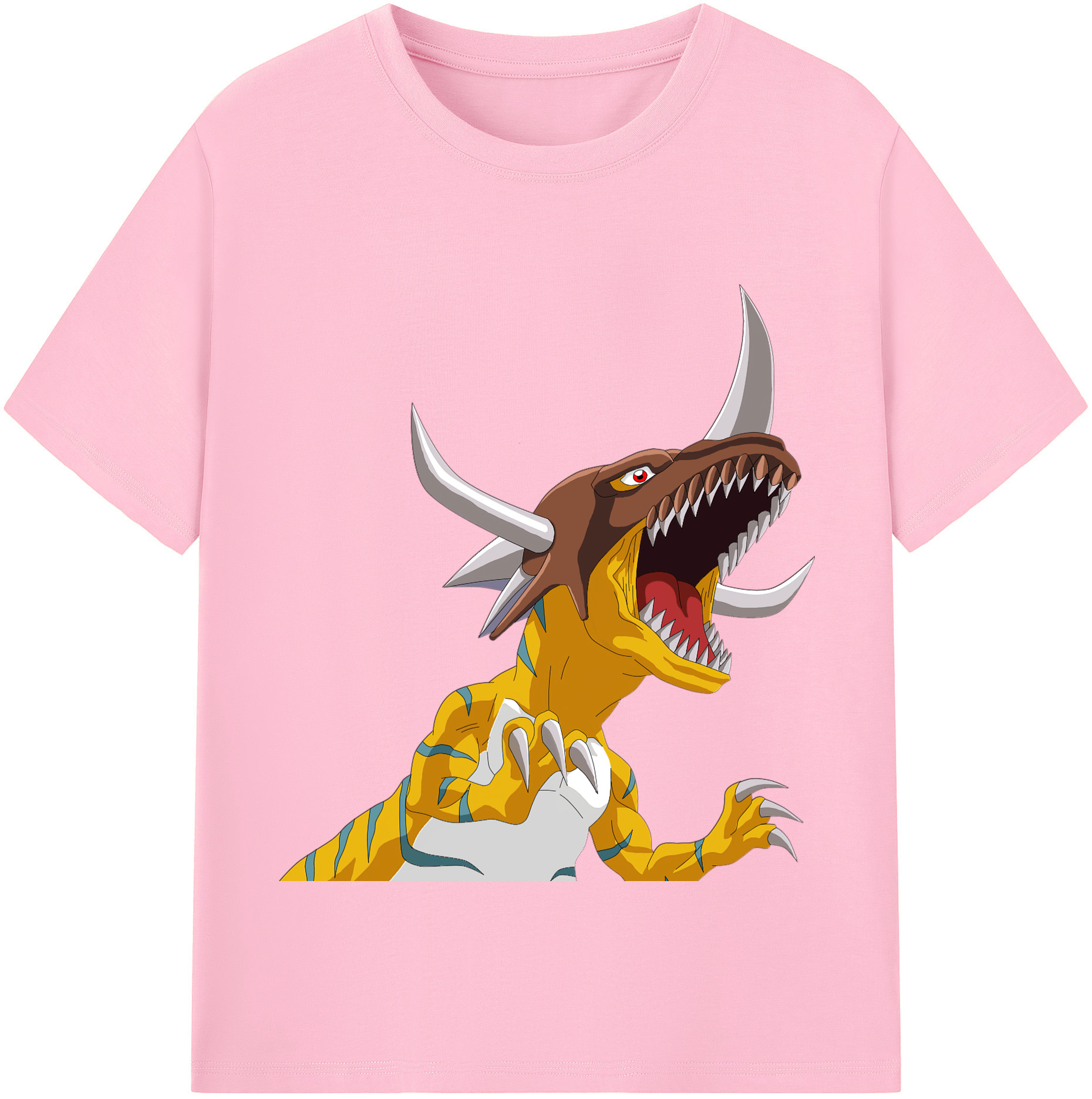 （画像用） Digimon デジタルモンスター/デジモン 綿100％半袖Tシャツ（フロントプリント）