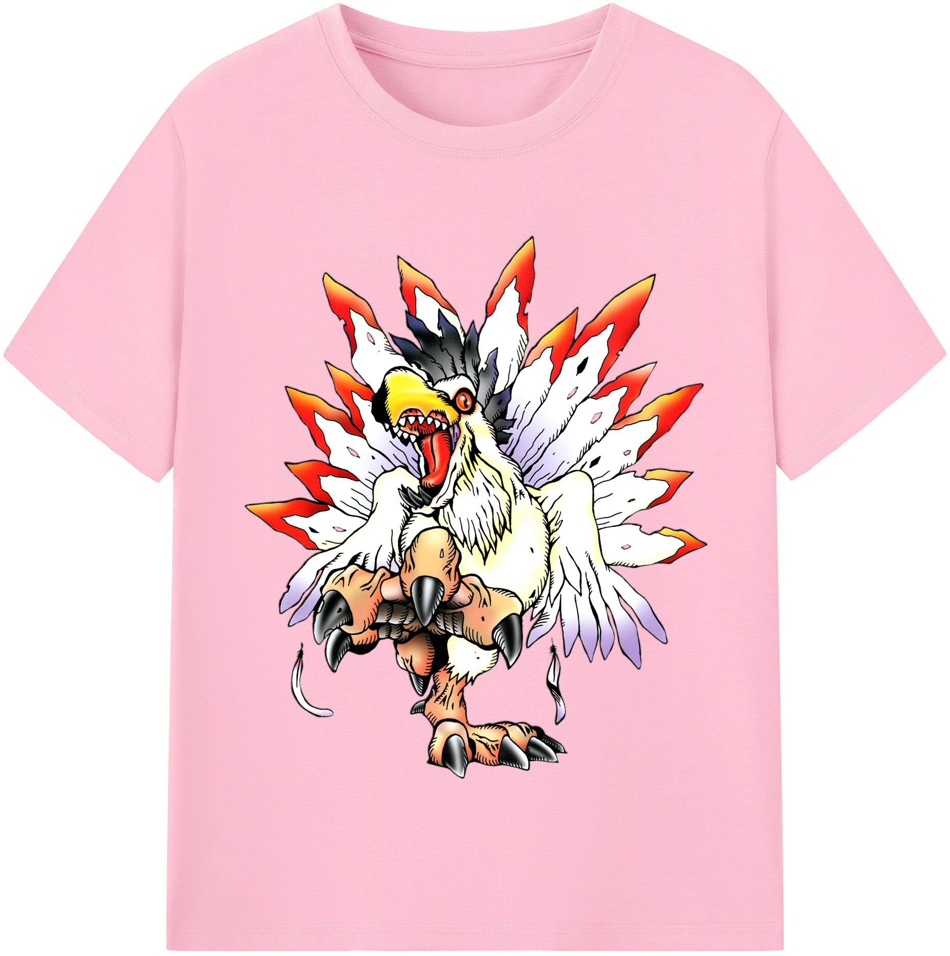 （画像用） Digimon デジタルモンスター/デジモン 綿100％半袖Tシャツ（フロントプリント）