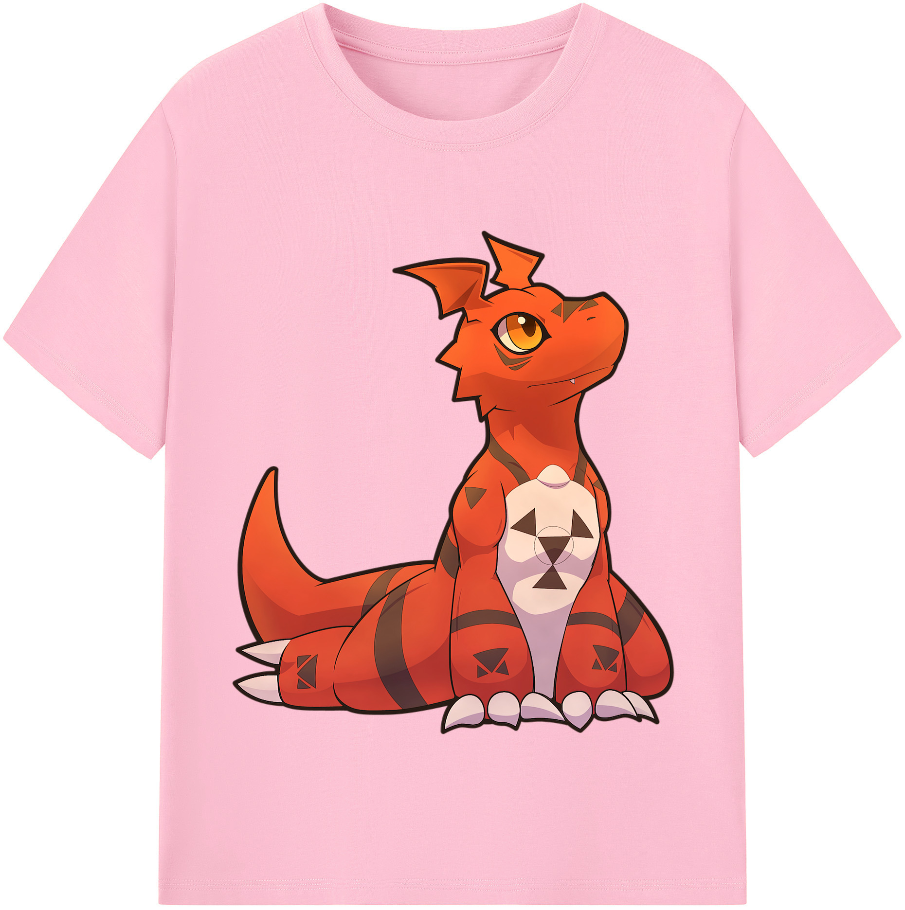 （画像用） Digimon デジタルモンスター/デジモン 綿100％半袖Tシャツ（フロントプリント）