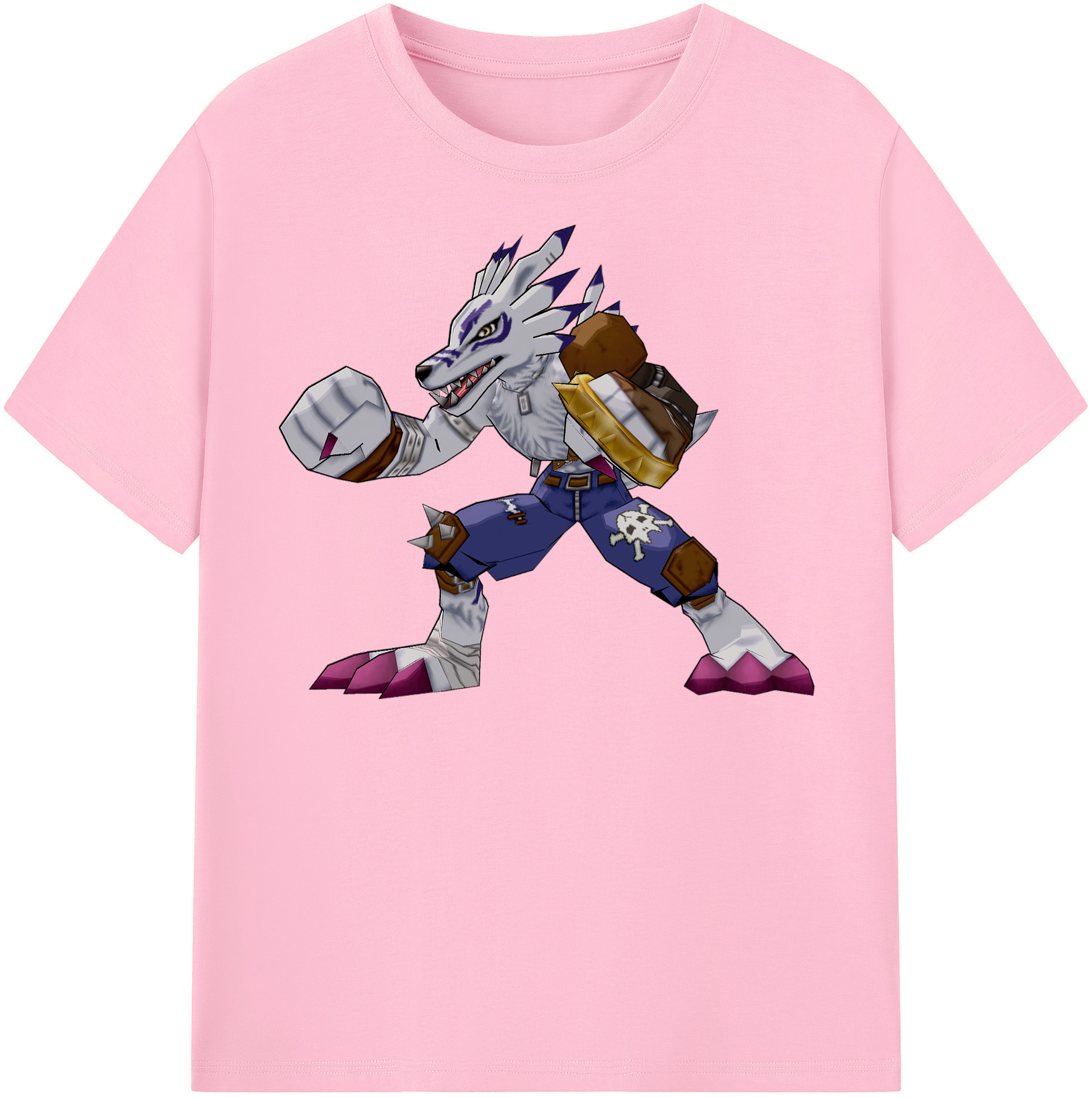（画像用） Digimon デジタルモンスター/デジモン 綿100％半袖Tシャツ（フロントプリント）