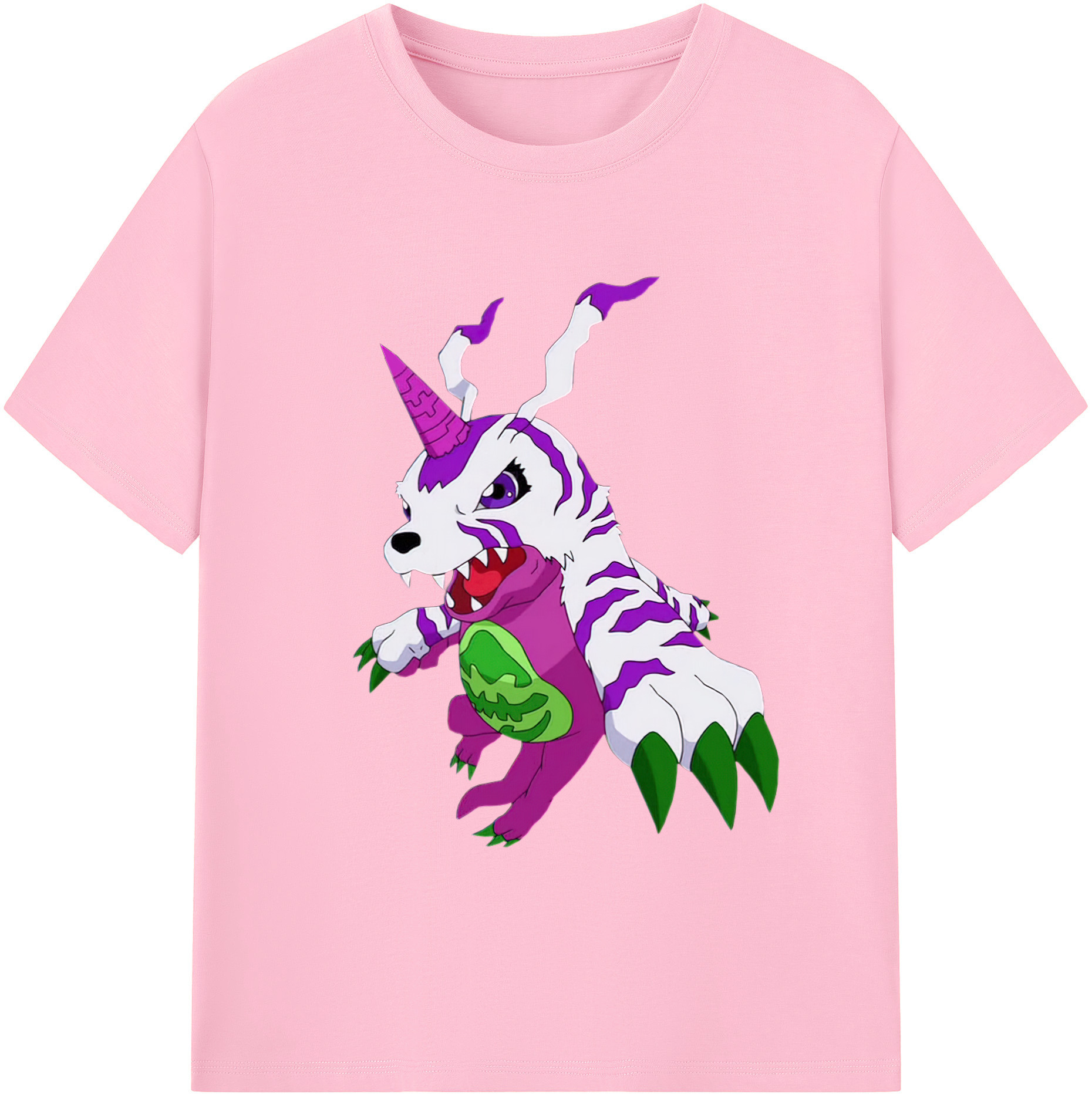 （画像用） Digimon デジタルモンスター/デジモン 綿100％半袖Tシャツ（フロントプリント）