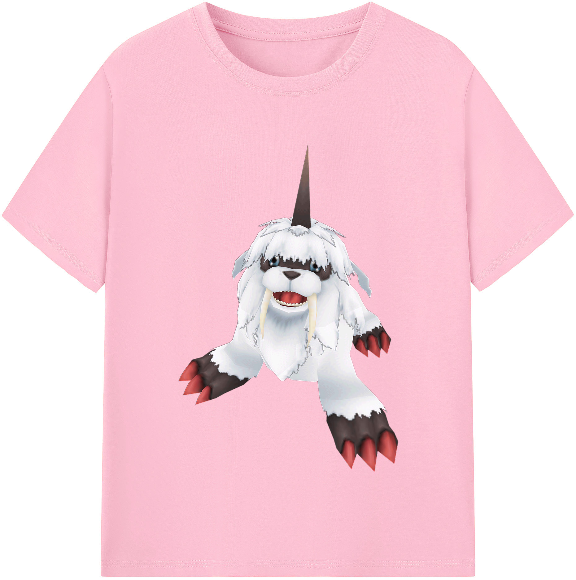 （画像用） Digimon デジタルモンスター/デジモン 綿100％半袖Tシャツ（フロントプリント）