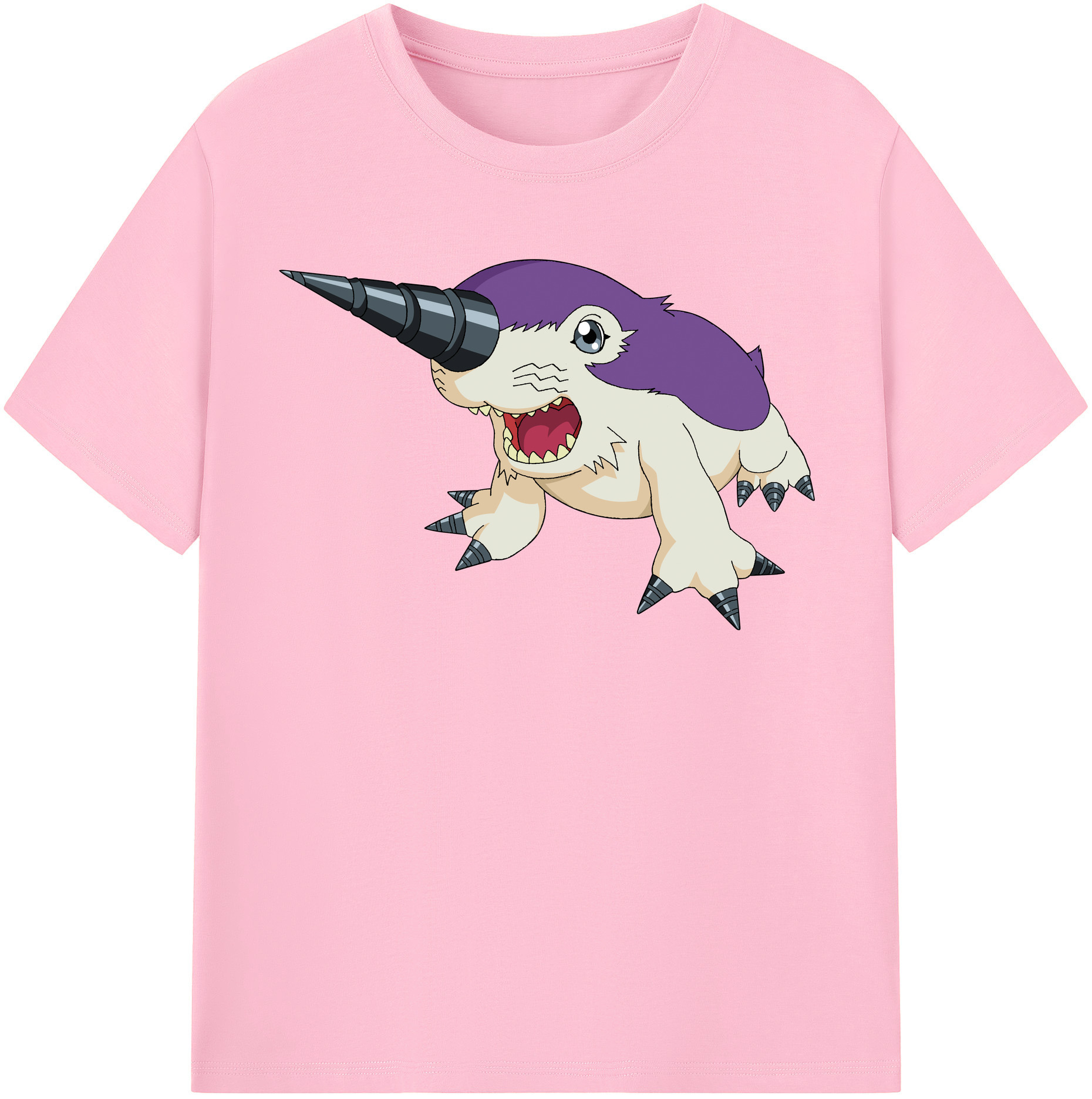 （画像用） Digimon デジタルモンスター/デジモン 綿100％半袖Tシャツ（フロントプリント）