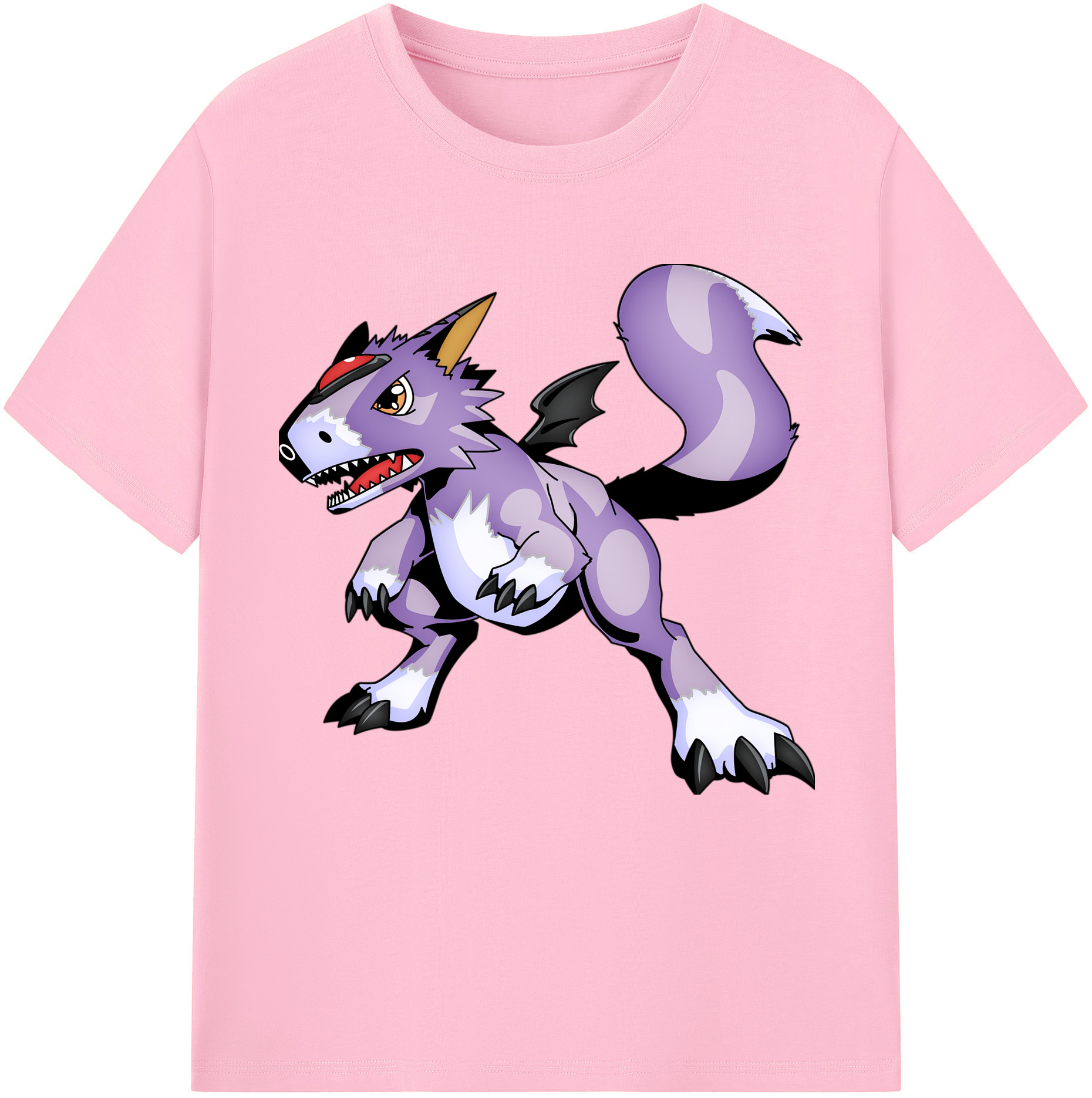 （画像用） Digimon デジタルモンスター/デジモン 綿100％半袖Tシャツ（フロントプリント）