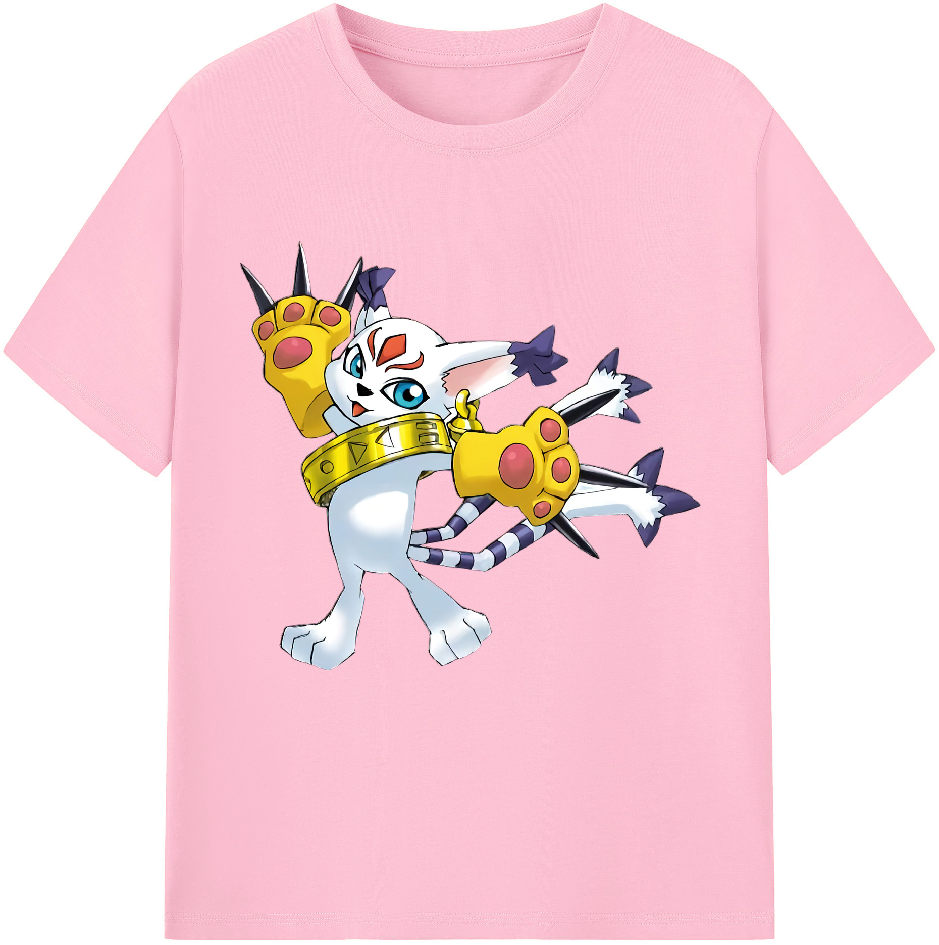 （画像用） Digimon デジタルモンスター/デジモン 綿100％半袖Tシャツ（フロントプリント）