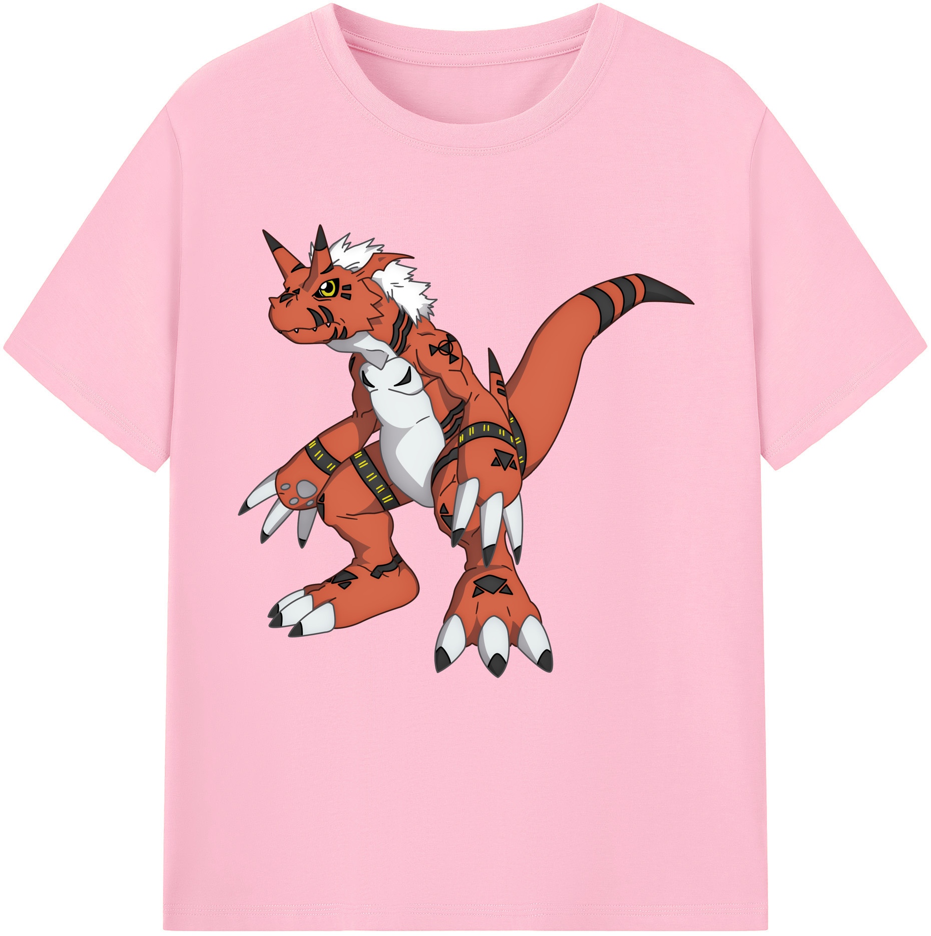 （画像用） Digimon デジタルモンスター/デジモン 綿100％半袖Tシャツ（フロントプリント）