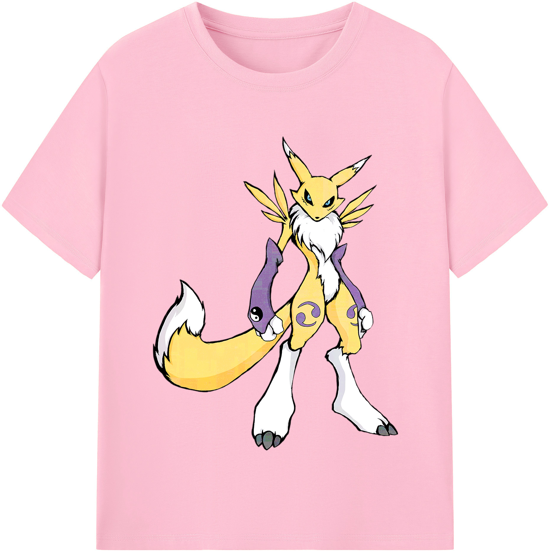 （画像用） Digimon デジタルモンスター/デジモン 綿100％半袖Tシャツ（フロントプリント）
