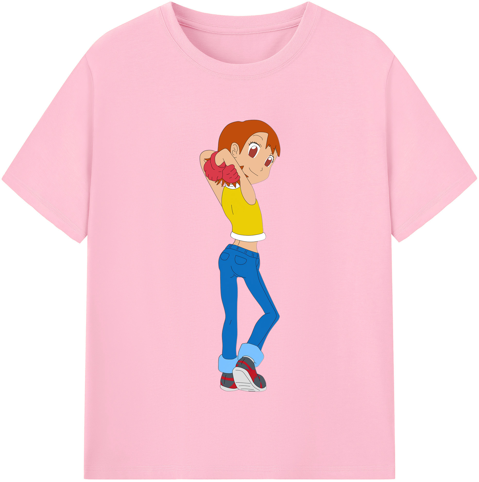 （画像用） Digimon デジタルモンスター/デジモン 綿100％半袖Tシャツ（フロントプリント）