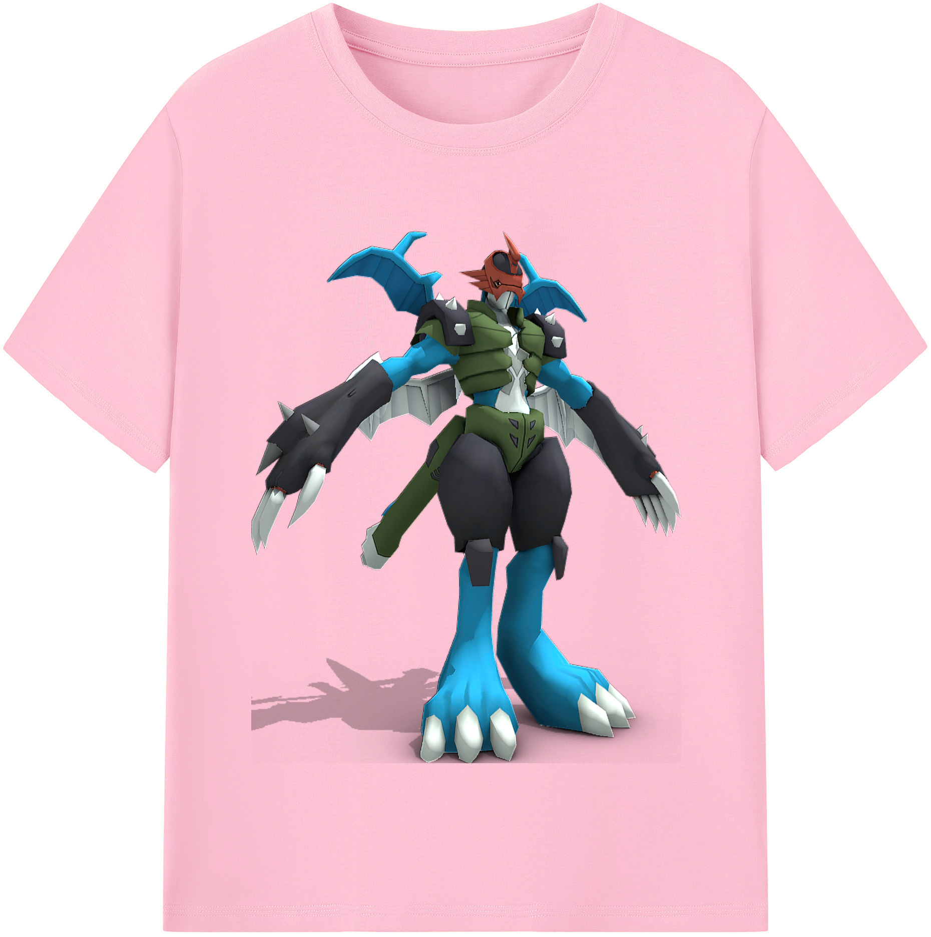 （画像用） Digimon デジタルモンスター/デジモン 綿100％半袖Tシャツ（フロントプリント）