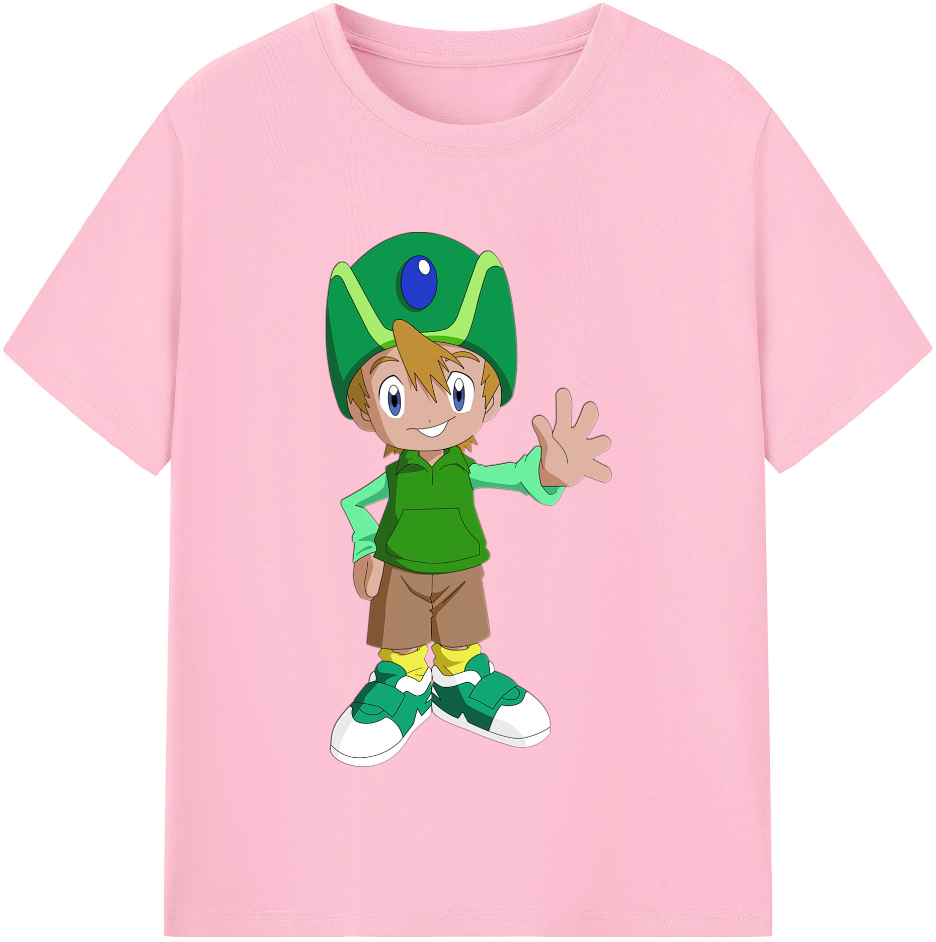 （画像用） Digimon デジタルモンスター/デジモン 綿100％半袖Tシャツ（フロントプリント）