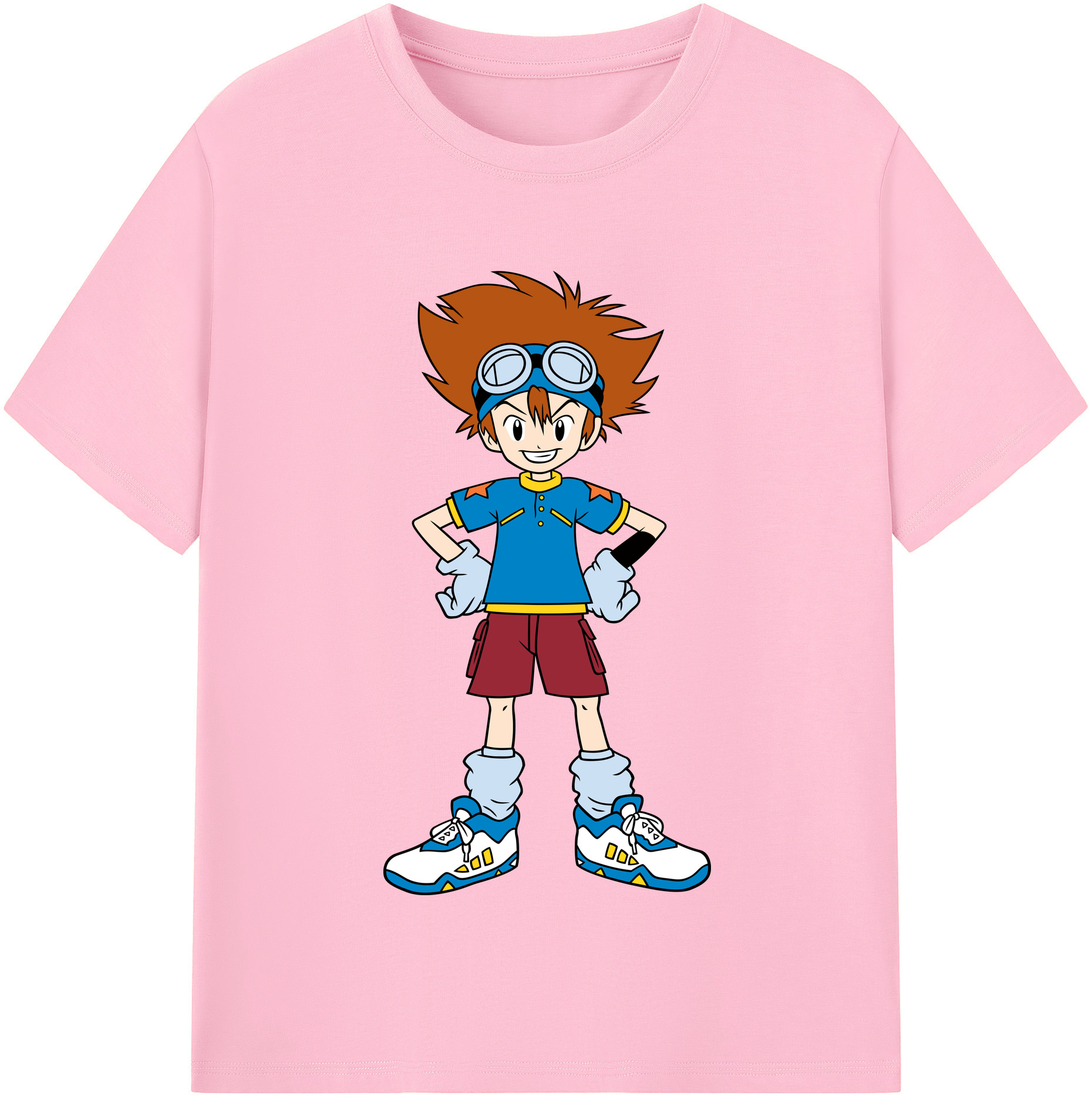 （画像用） Digimon デジタルモンスター/デジモン 綿100％半袖Tシャツ（フロントプリント）