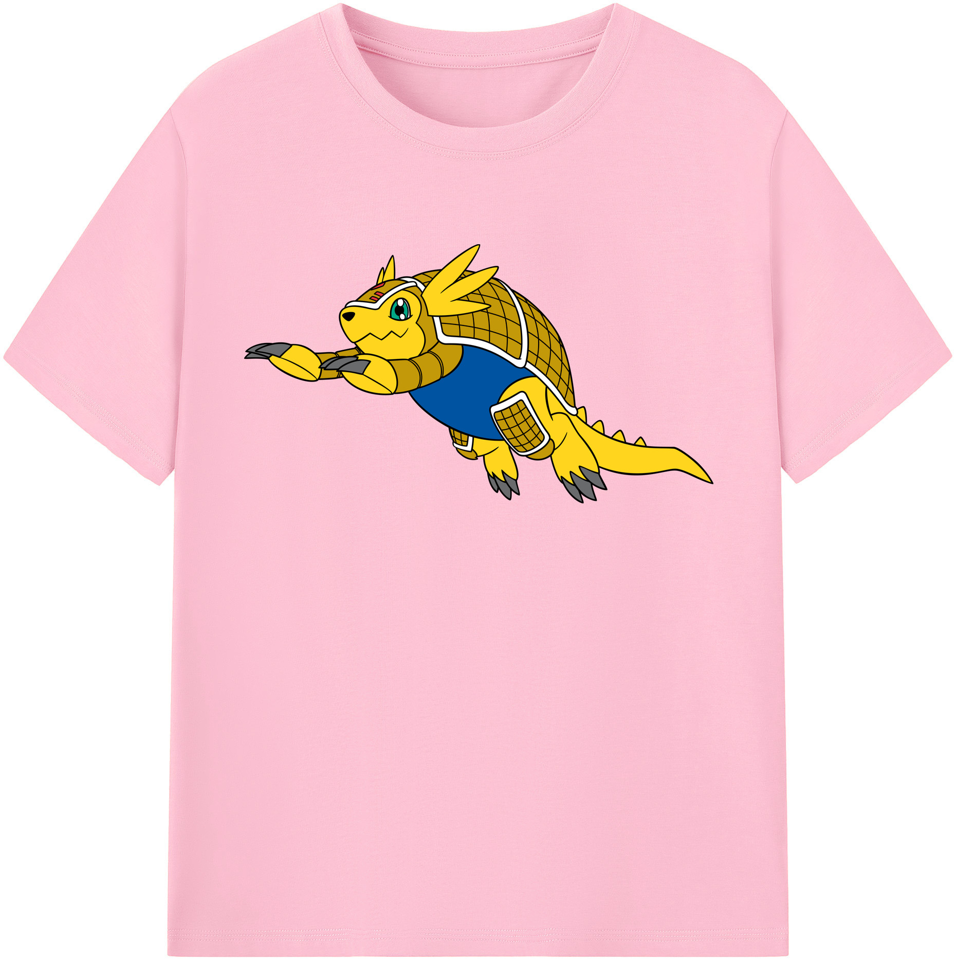 （画像用） Digimon デジタルモンスター/デジモン 綿100％半袖Tシャツ（フロントプリント）