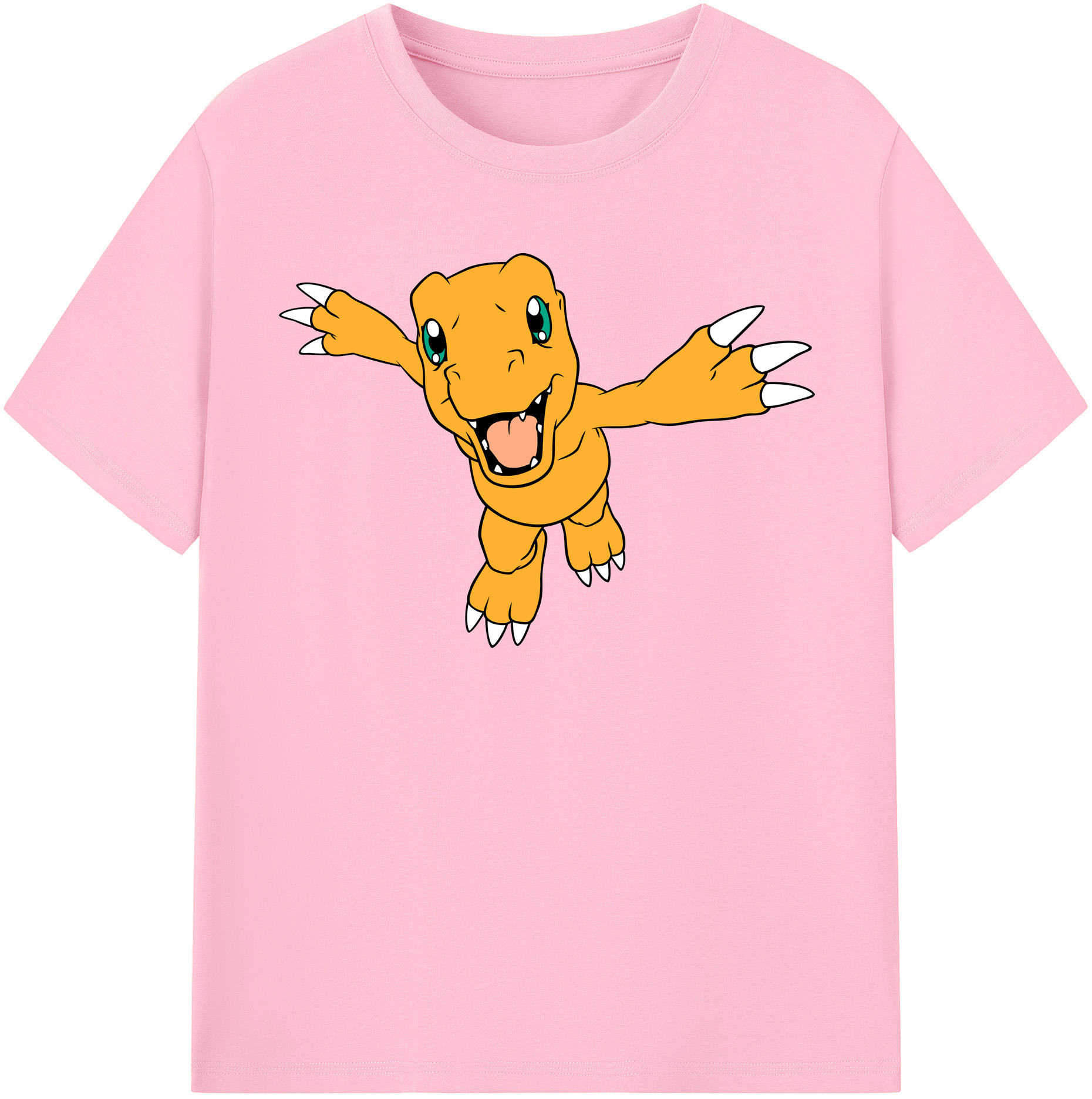 （画像用） Digimon デジタルモンスター/デジモン 綿100％半袖Tシャツ（フロントプリント）