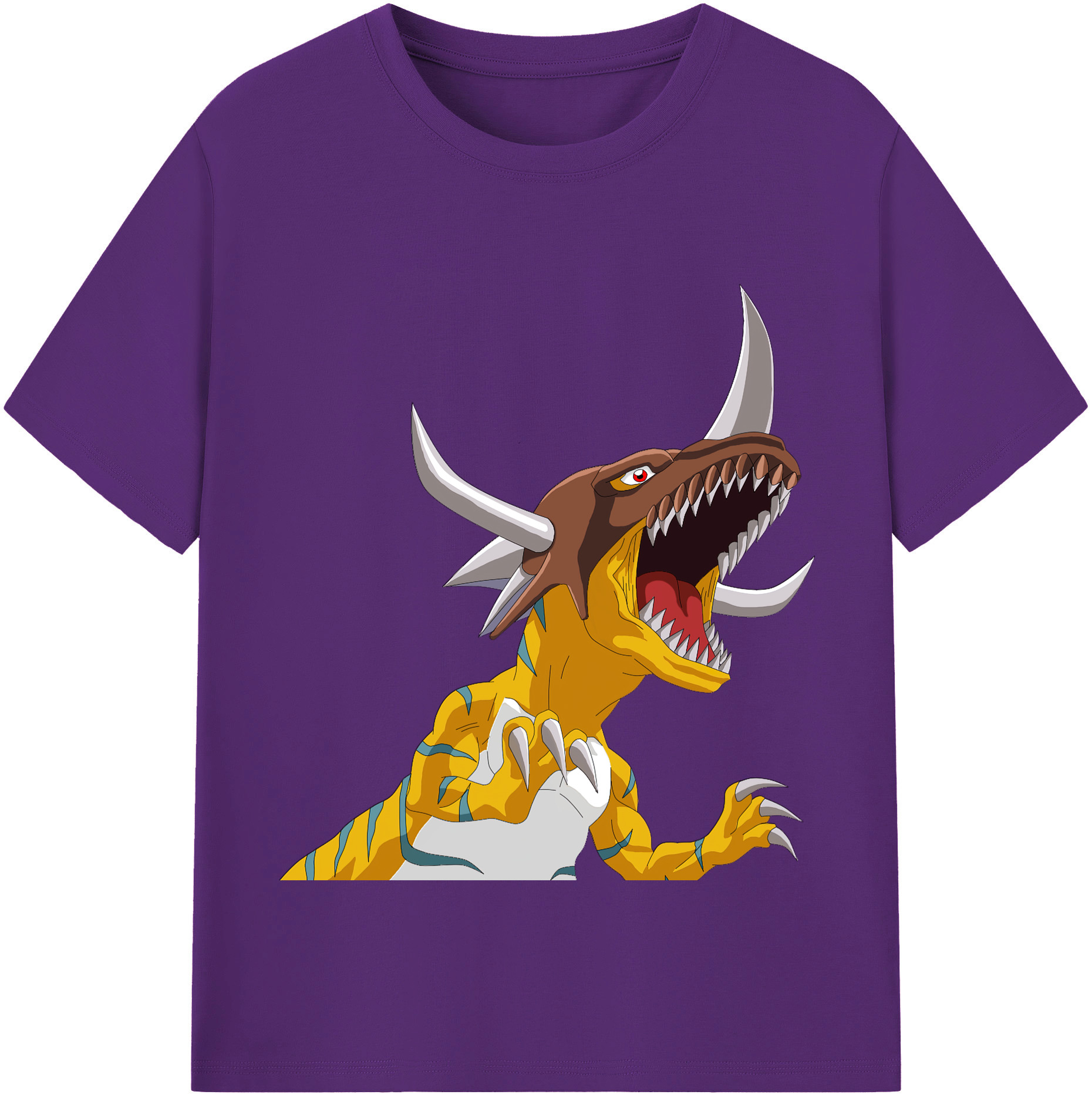 （画像用） Digimon デジタルモンスター/デジモン 綿100％半袖Tシャツ（フロントプリント）