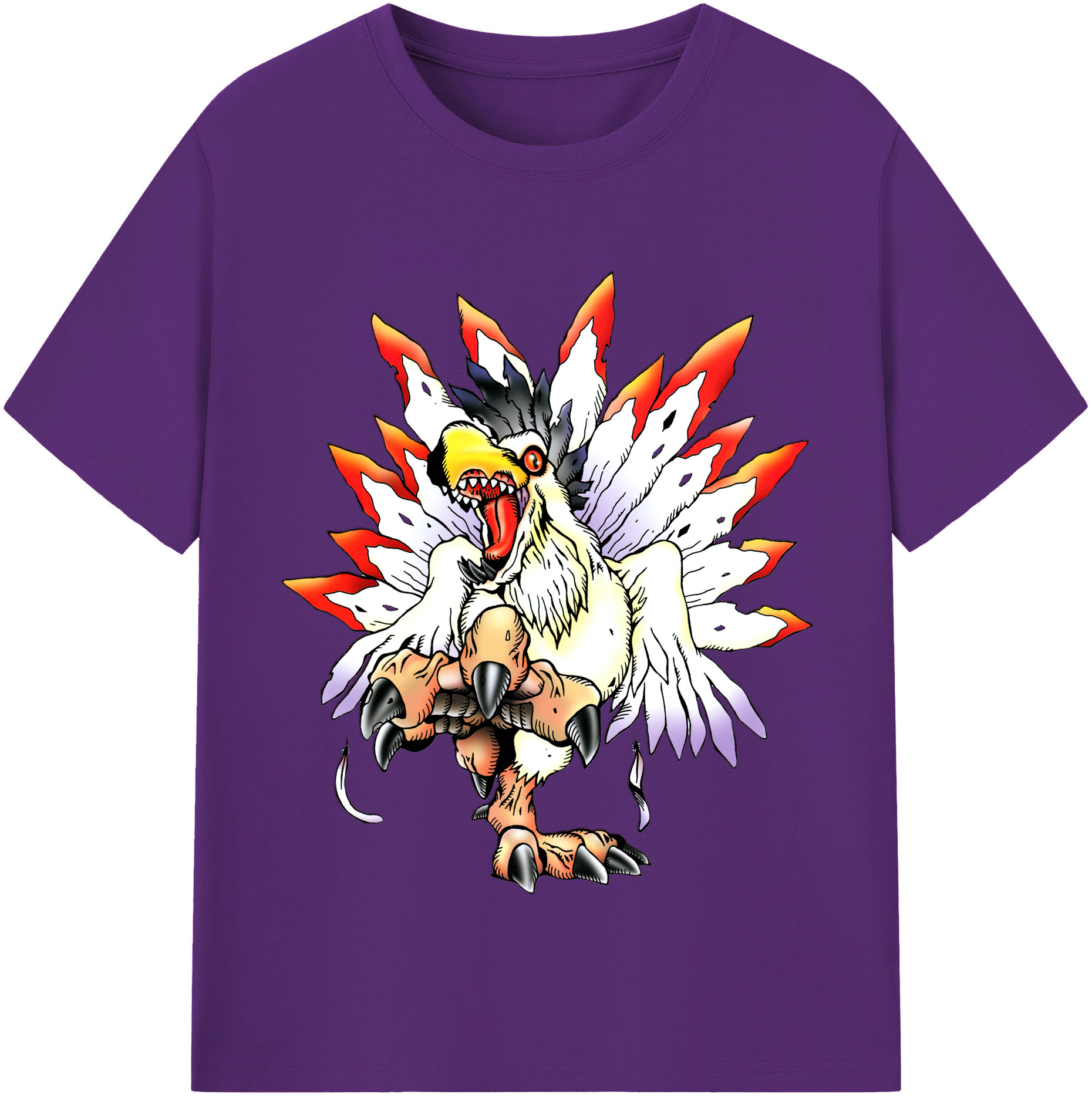 （画像用） Digimon デジタルモンスター/デジモン 綿100％半袖Tシャツ（フロントプリント）