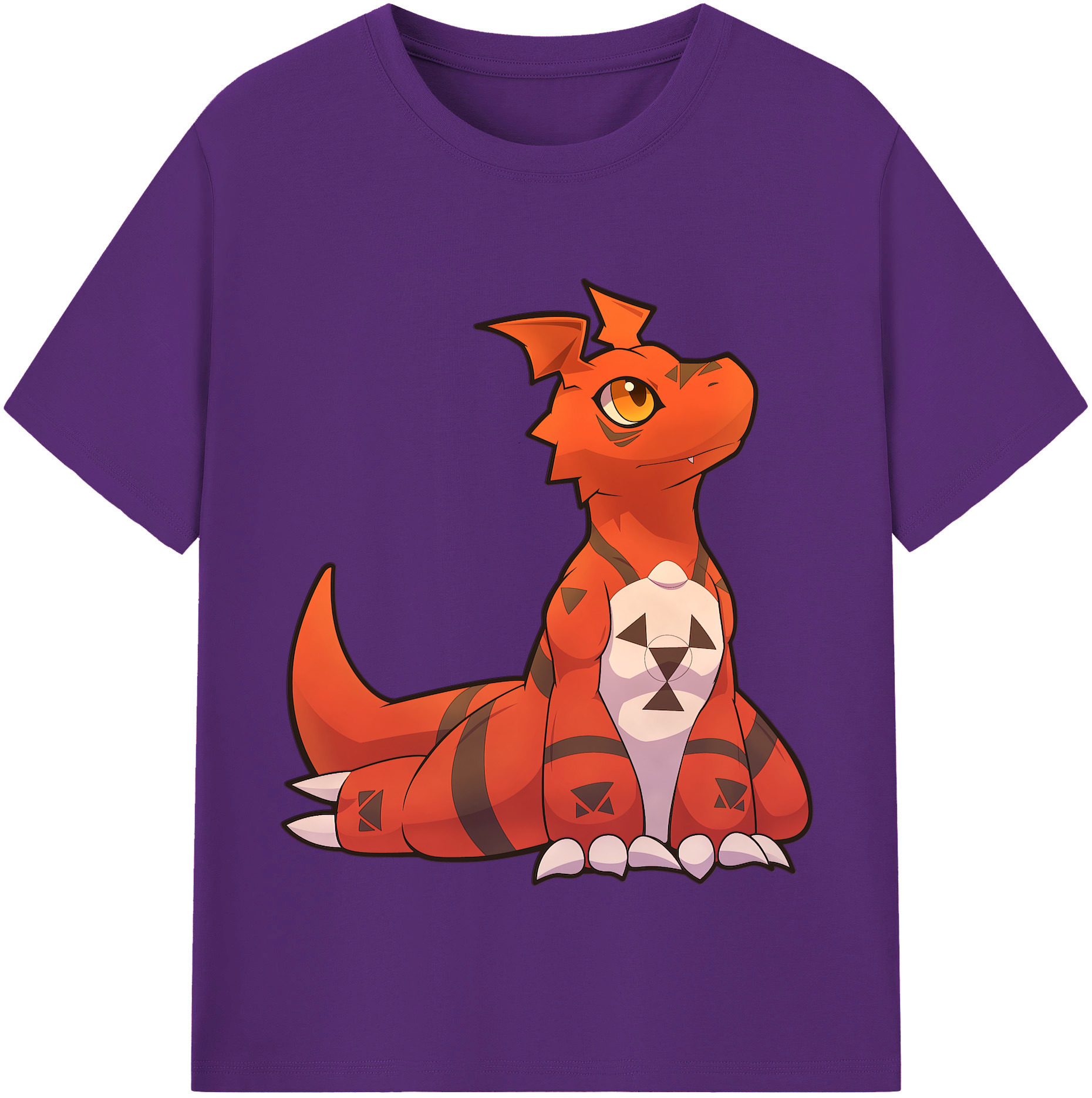 （画像用） Digimon デジタルモンスター/デジモン 綿100％半袖Tシャツ（フロントプリント）