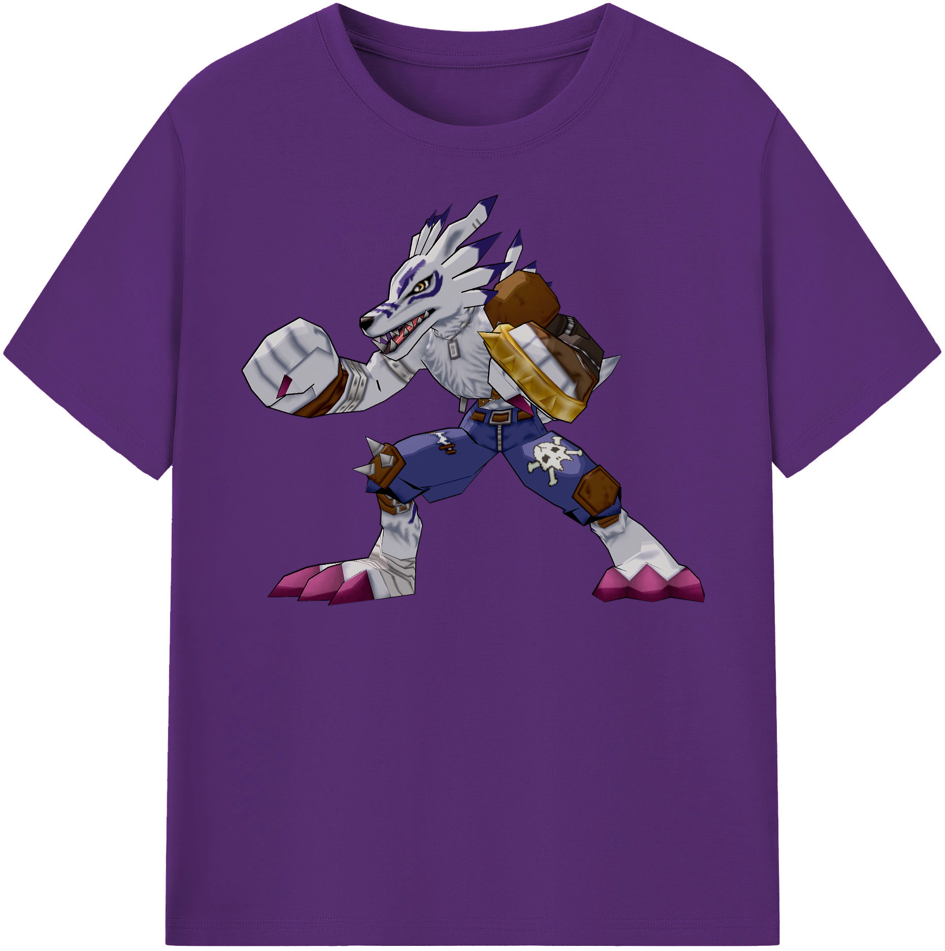 （画像用） Digimon デジタルモンスター/デジモン 綿100％半袖Tシャツ（フロントプリント）