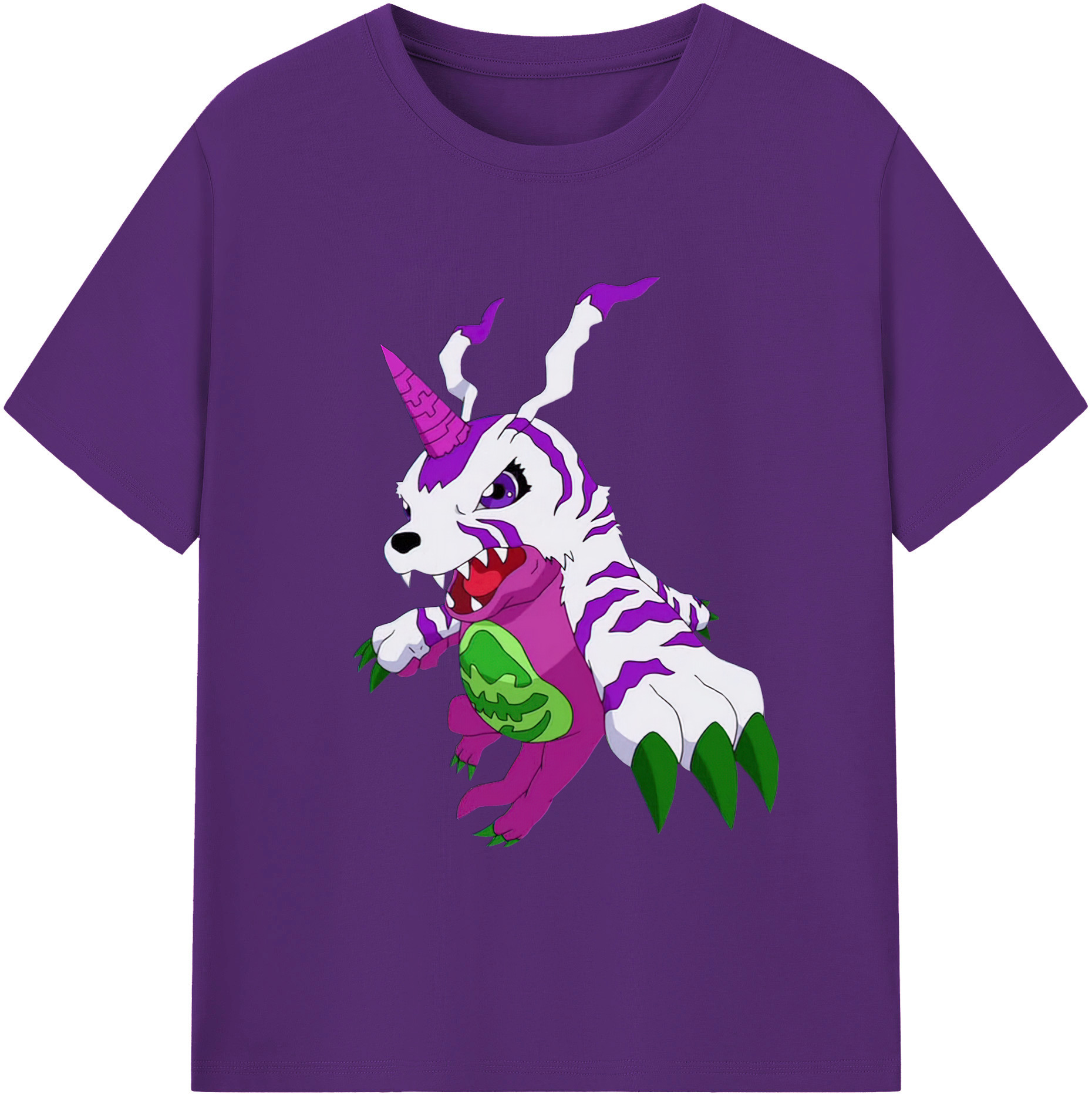 （画像用） Digimon デジタルモンスター/デジモン 綿100％半袖Tシャツ（フロントプリント）